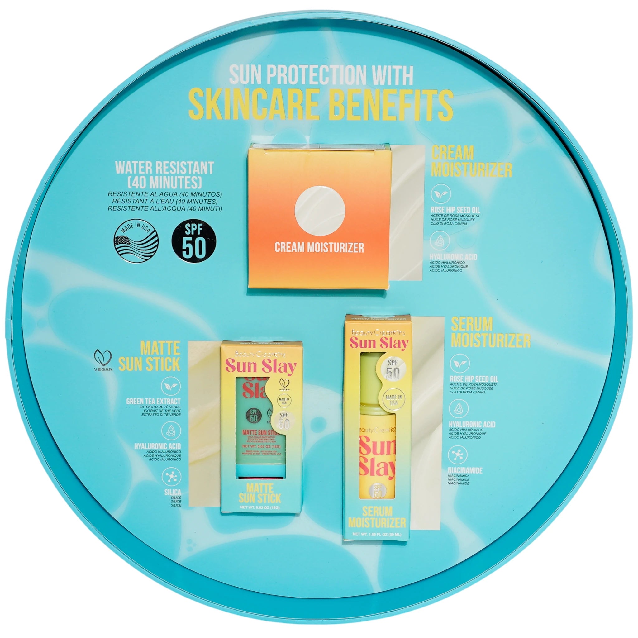 Colección Sun Slay SPF Pr Beauty Creations  | Cosméticos al por Mayor