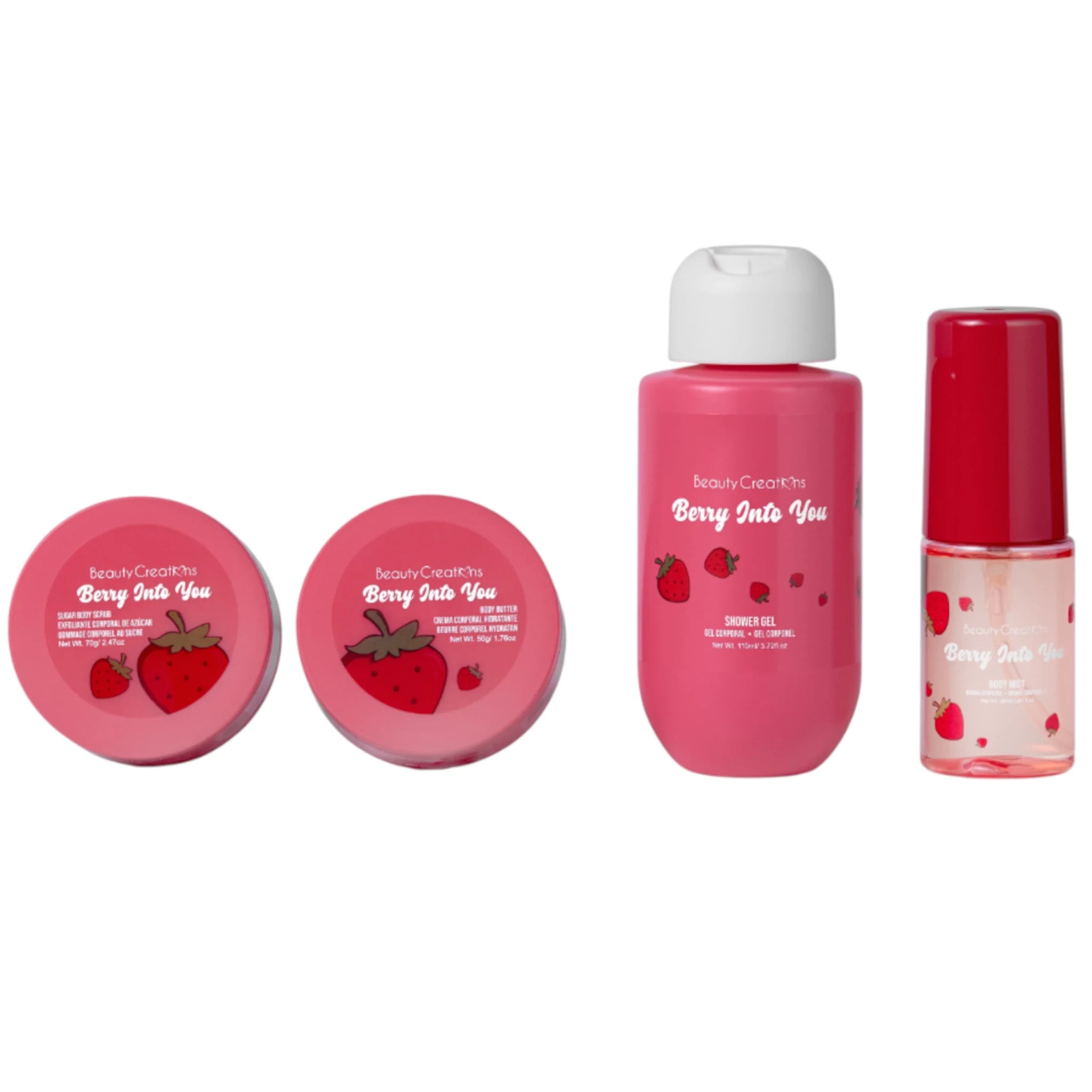 Kit de Viaje Sweet Dose Berry Beauty Creations | Cosméticos al por Mayor