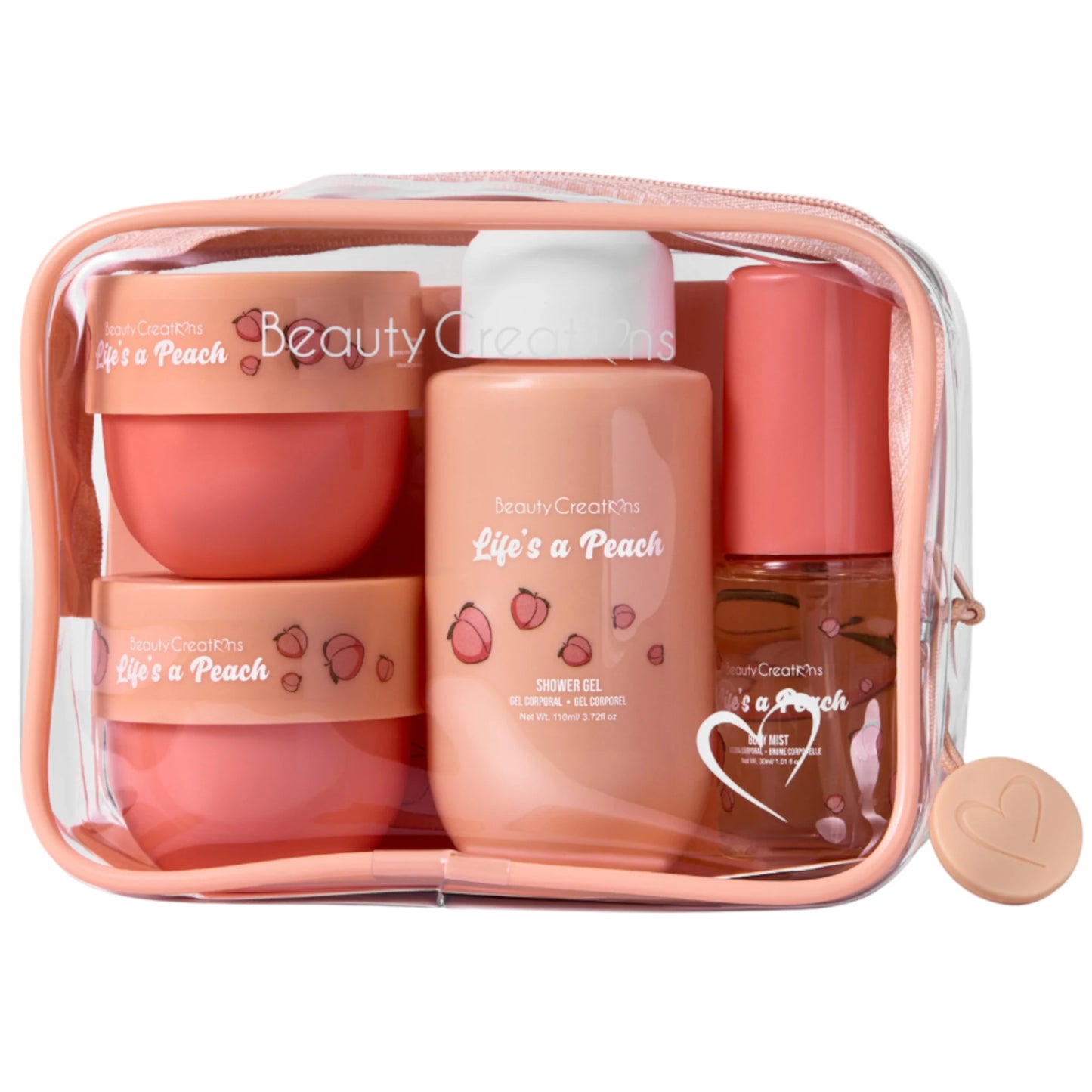 Kit de Viaje Sweet Dose Peach Beauty Creations | Cosméticos al por Mayor