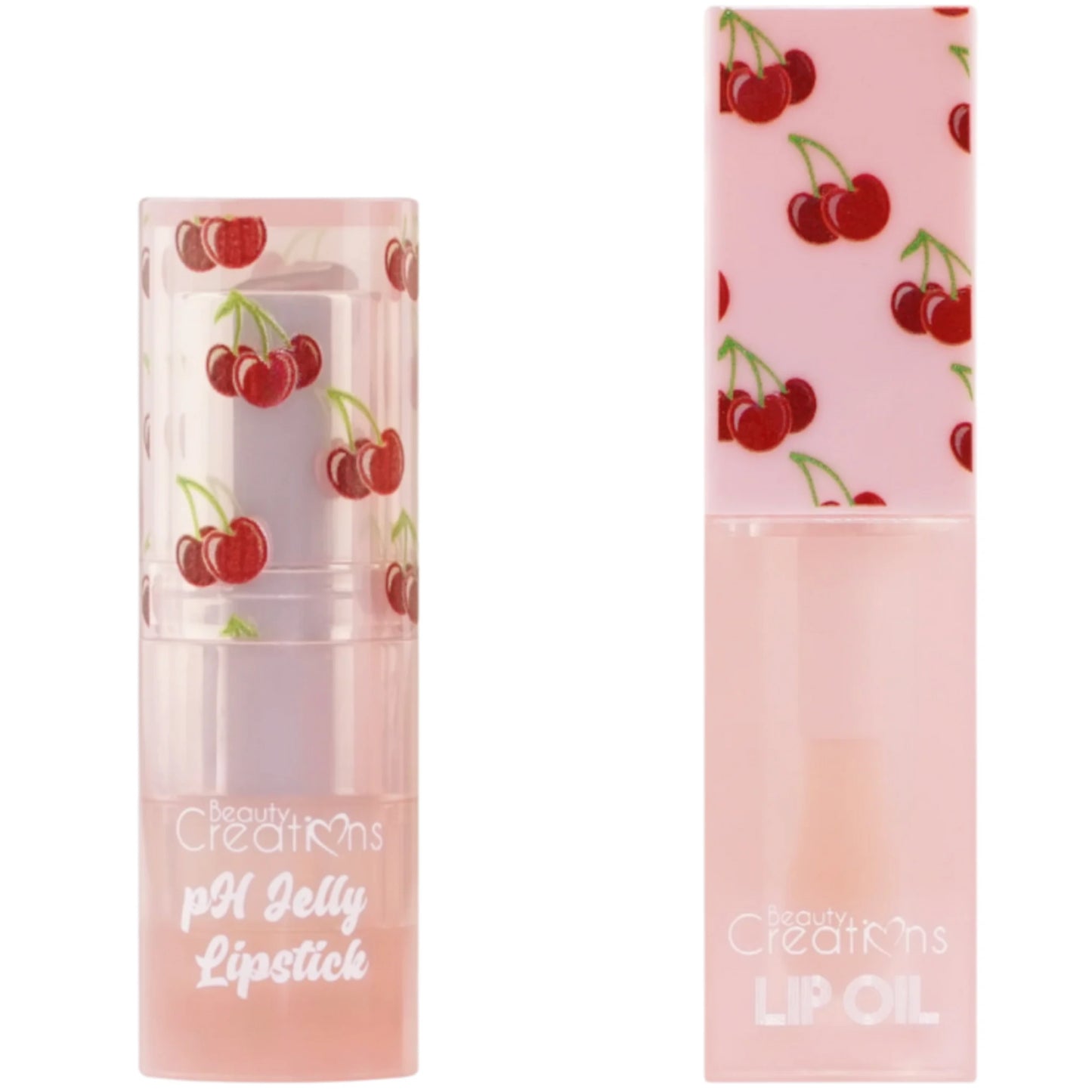 Barra y Aceite Labial Cereza Beauty Creations | Cosméticos al por Mayor