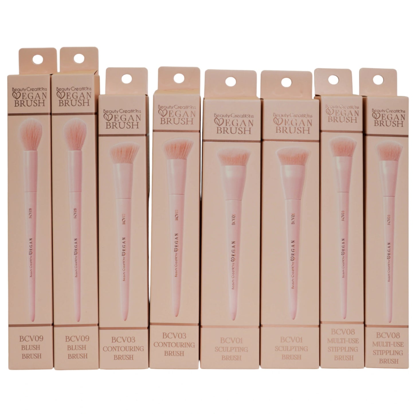 Brochas Veganas Surtidas Beauty Creations | Cosméticos al por Mayor