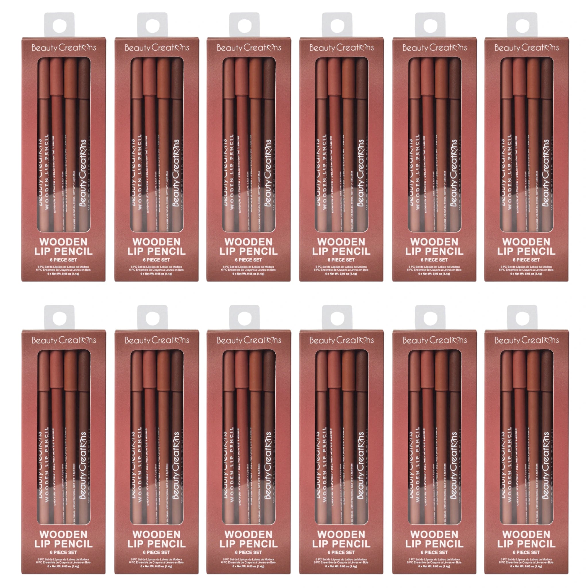 Set de Lápiz Labial Nude Beauty Creations | Cosméticos al por Mayor