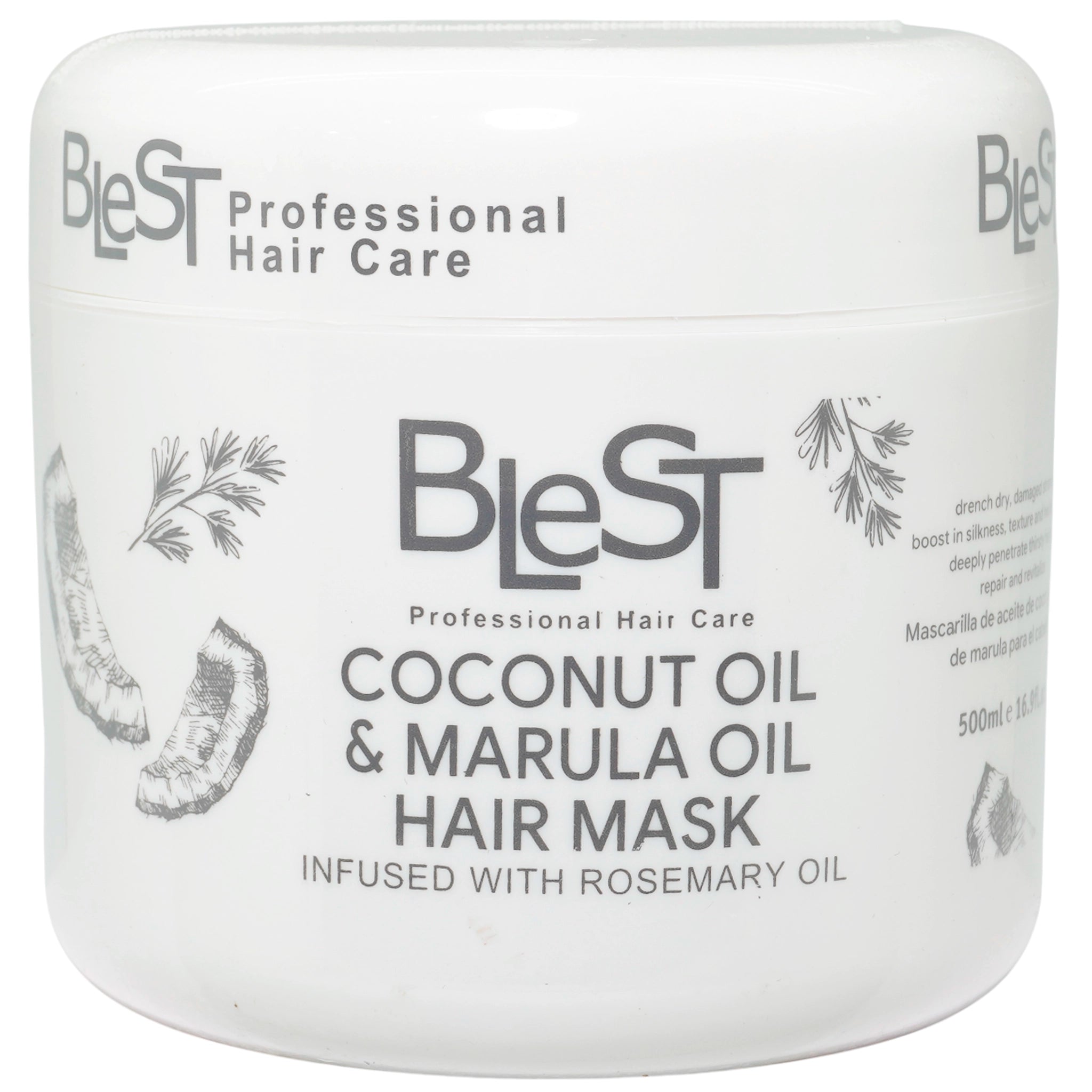 Mascarilla Capilar de Aceite de Coco Blest | Cosméticos al por Mayor