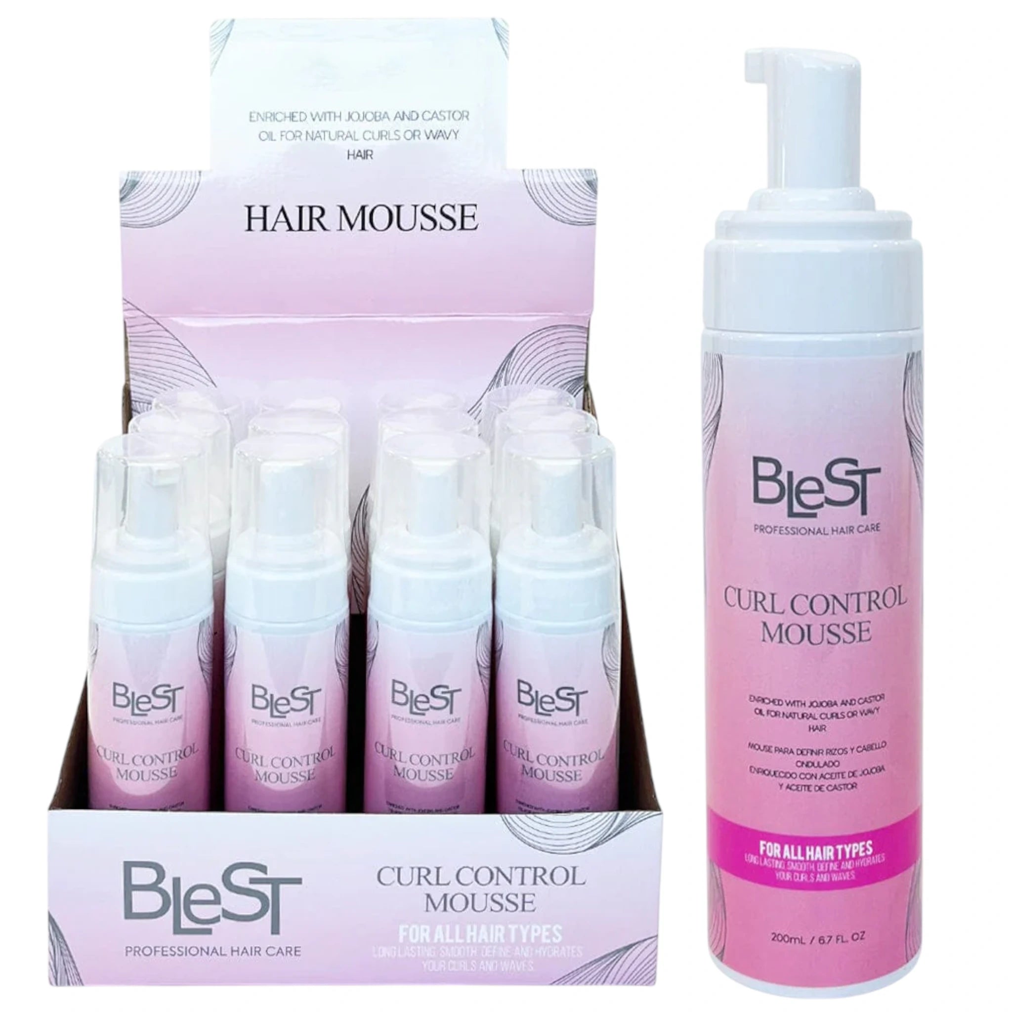 Mousse Control de Rizos - Blest | Cosméticos al por Mayor