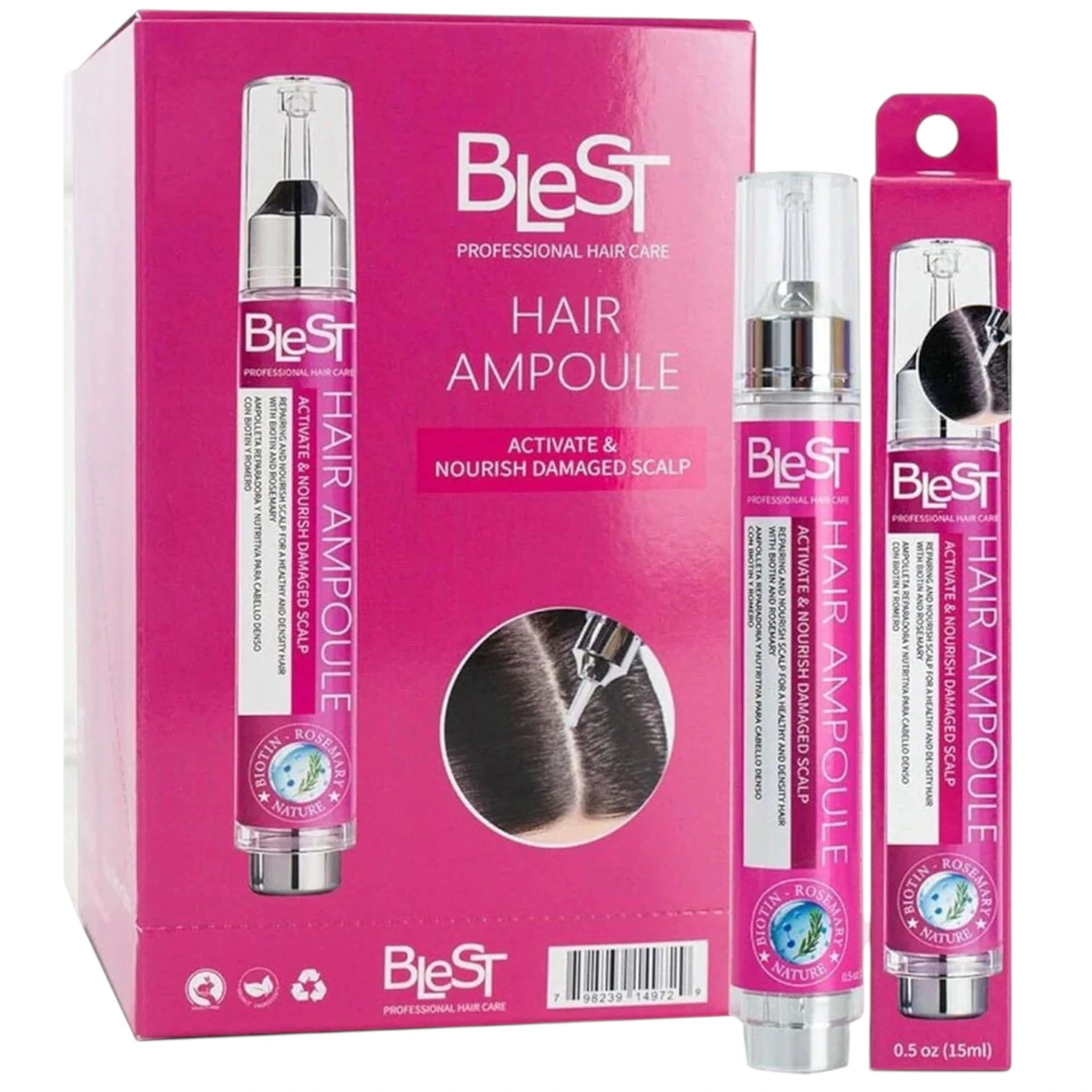 Ampolla Capilar para Cuero Cabelludo Blest | Cosméticos al por Mayor
