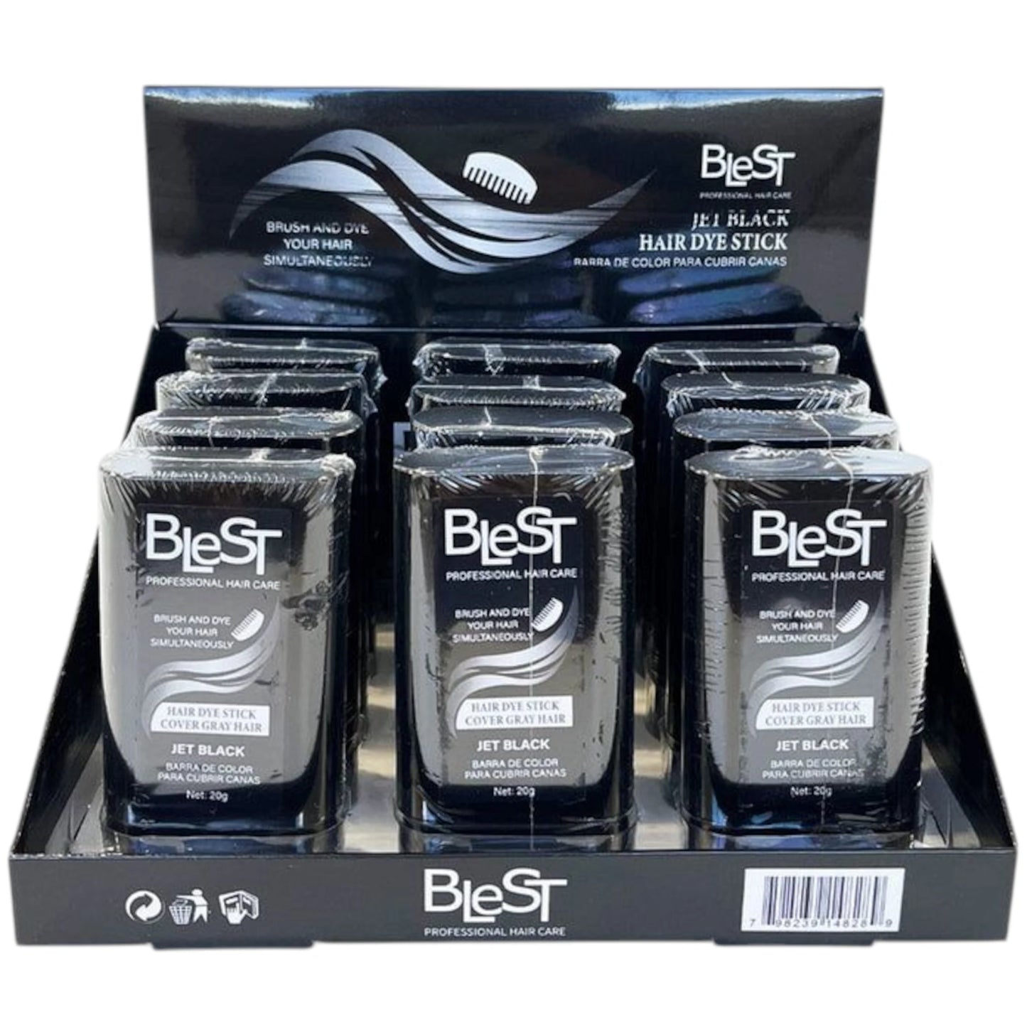 Tinte para el Cabello en Barra Jet Blest | Cosméticos al por Mayor