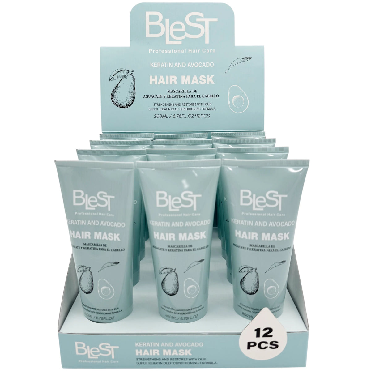 Mascarilla Capilar de Queratina - Blest | Cosméticos al por Mayor