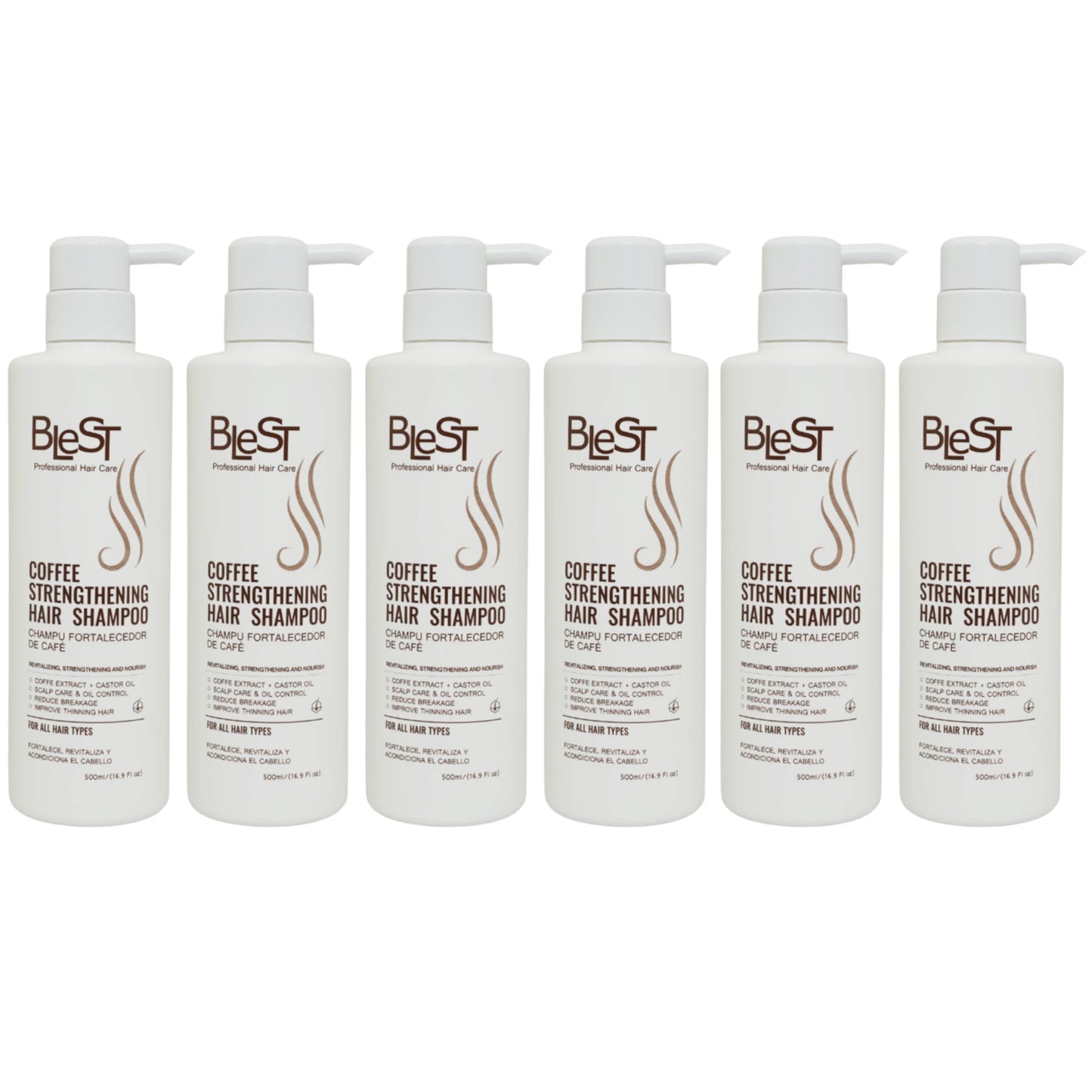 Champú Cofee Fortalecedor del Cabello Blest | Cosméticos al por Mayor