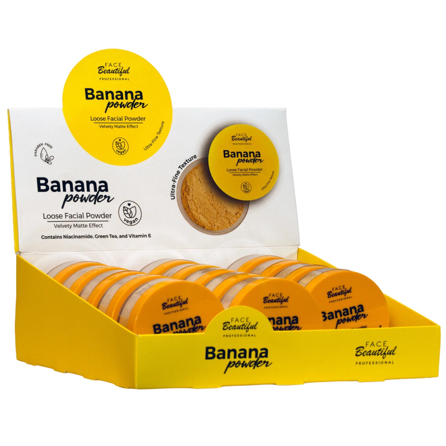 Polvos Sueltos Banana - Face Beautiful | Cosméticos al por Mayor