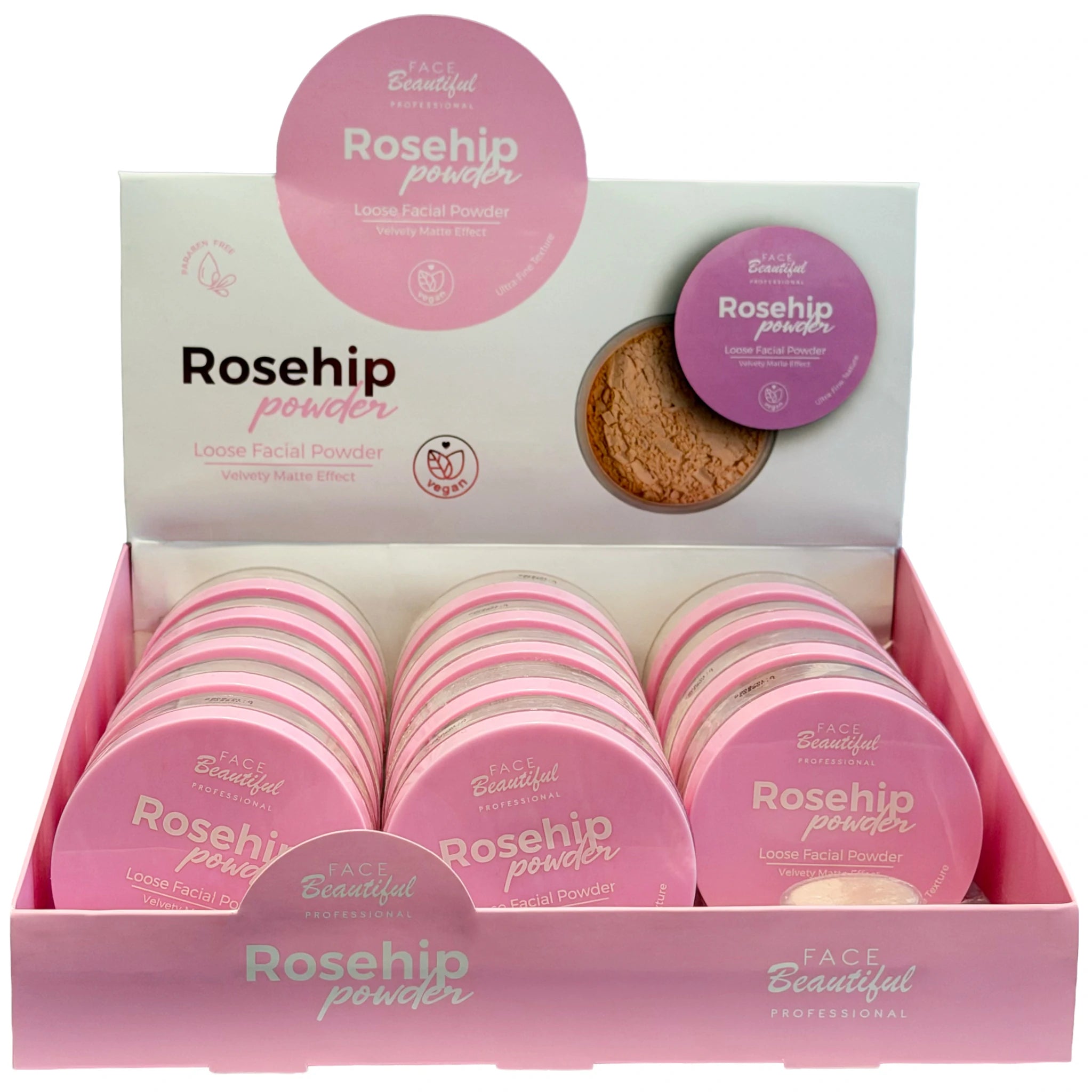 Polvos Sueltos Rosehip - Face Beautiful | Cosméticos al por Mayor