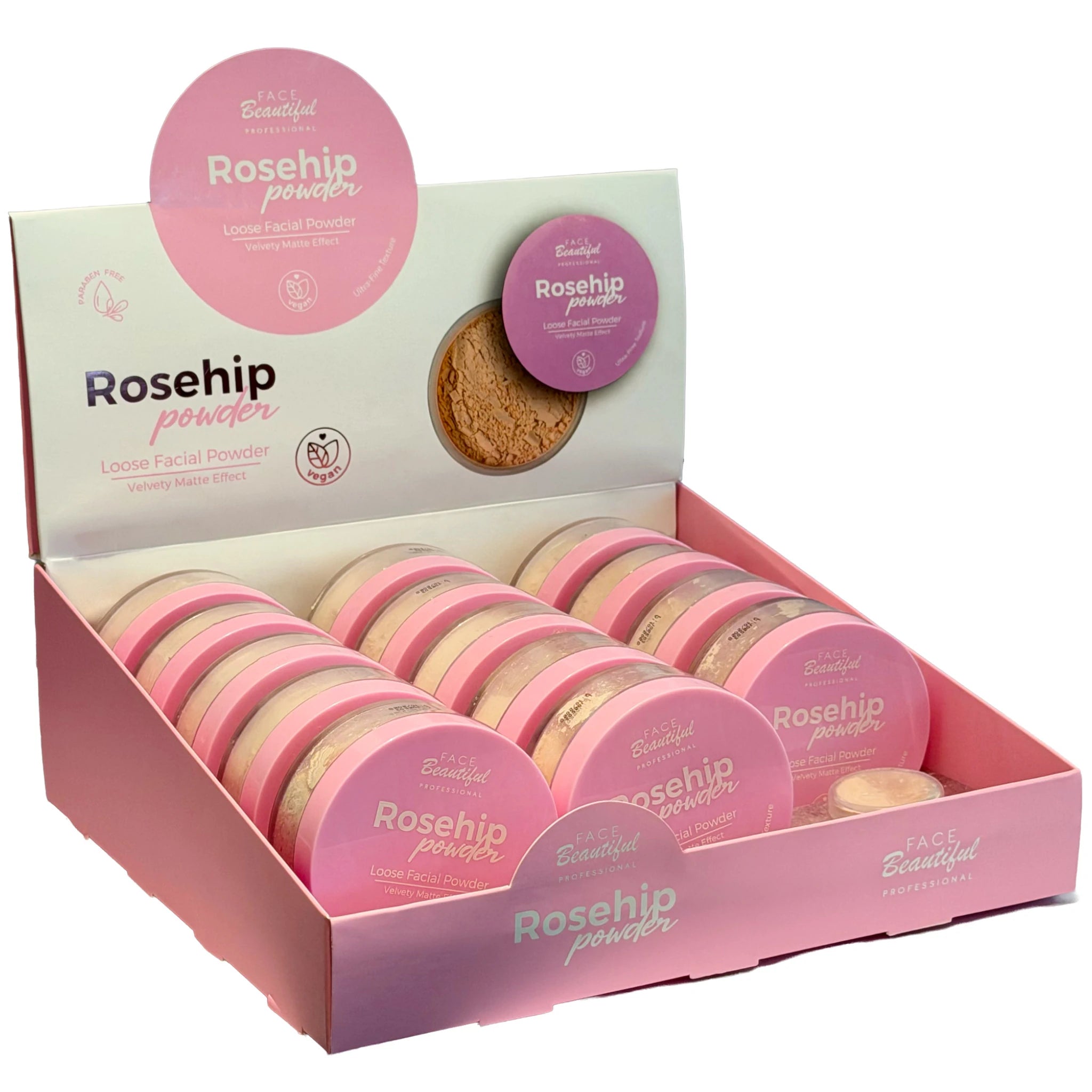 Polvos Sueltos Rosehip - Face Beautiful | Cosméticos al por Mayor