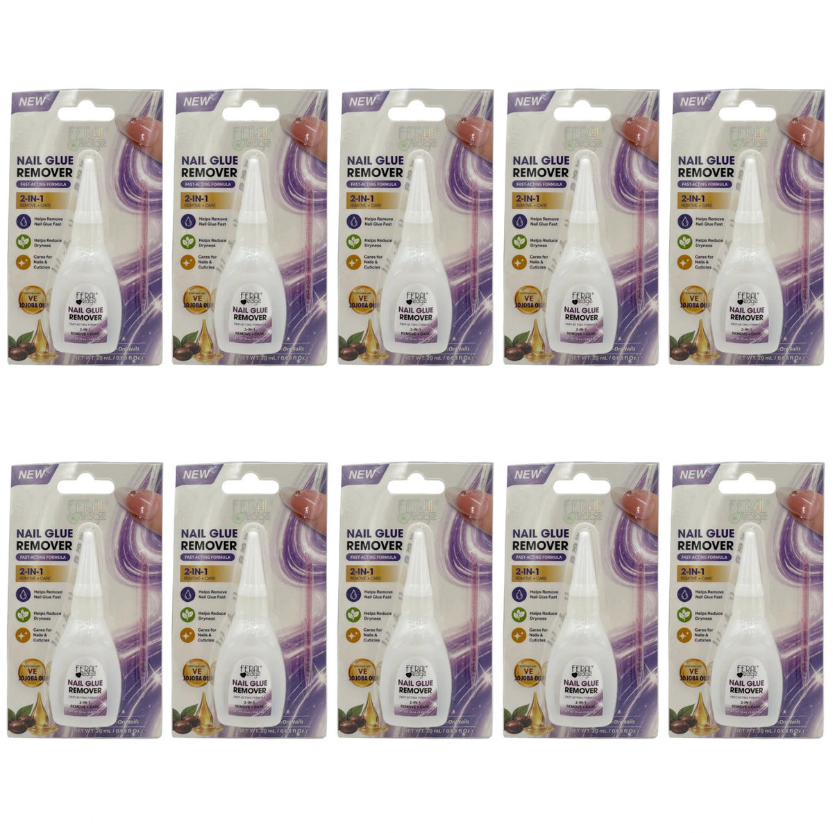 Removedor de Pegamento para Uñas Feral Edge | Cosméticos al por Mayor