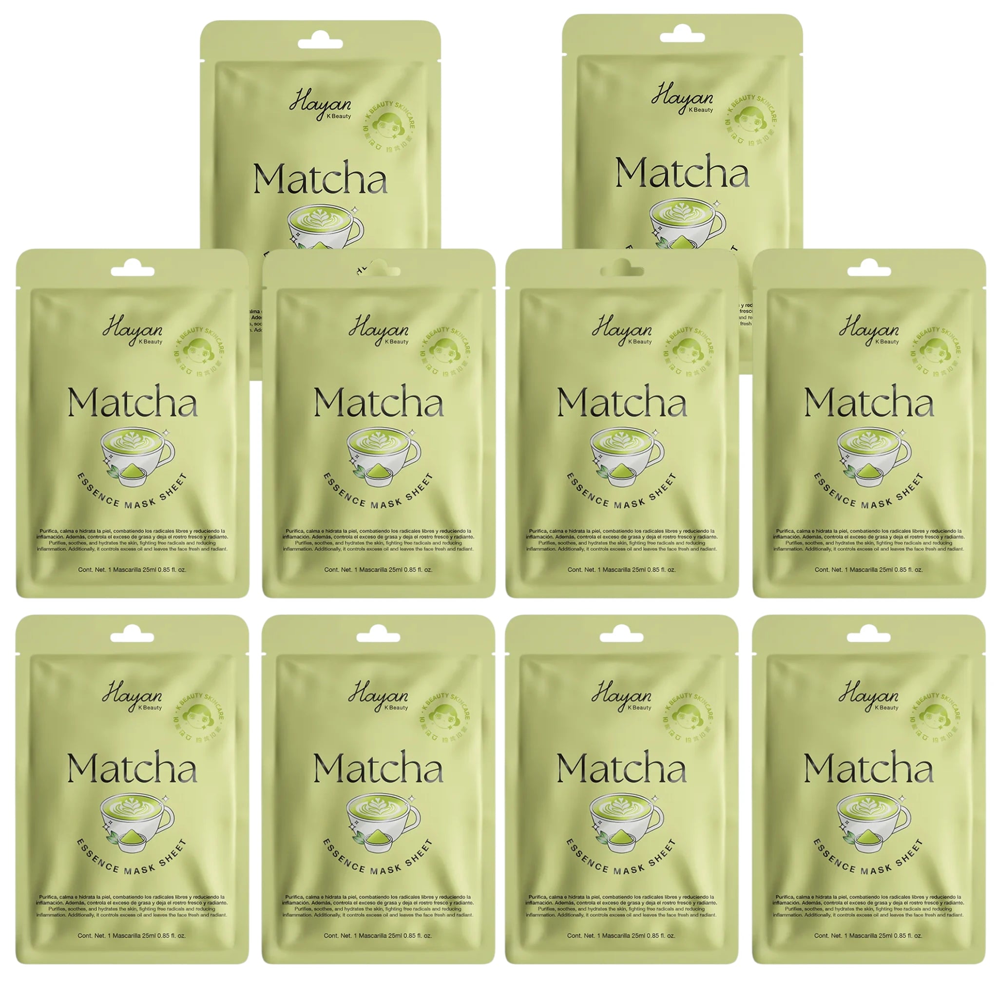 Mascarilla Facial Matcha - Hayan Cosmetics | Cosméticos al por Mayor