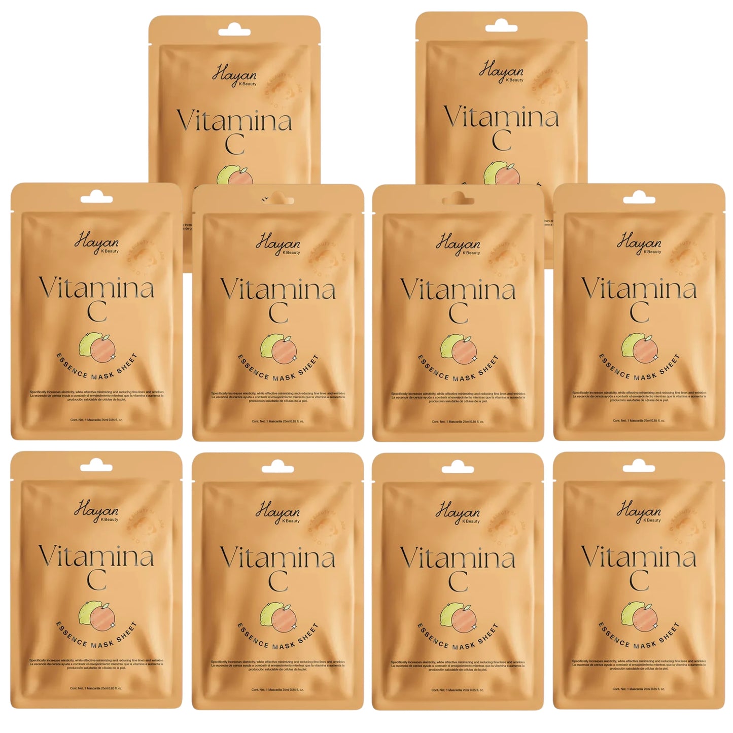 Mascarilla Facial Vitamin C Hayan Cosmetics | Cosméticos al por Mayor