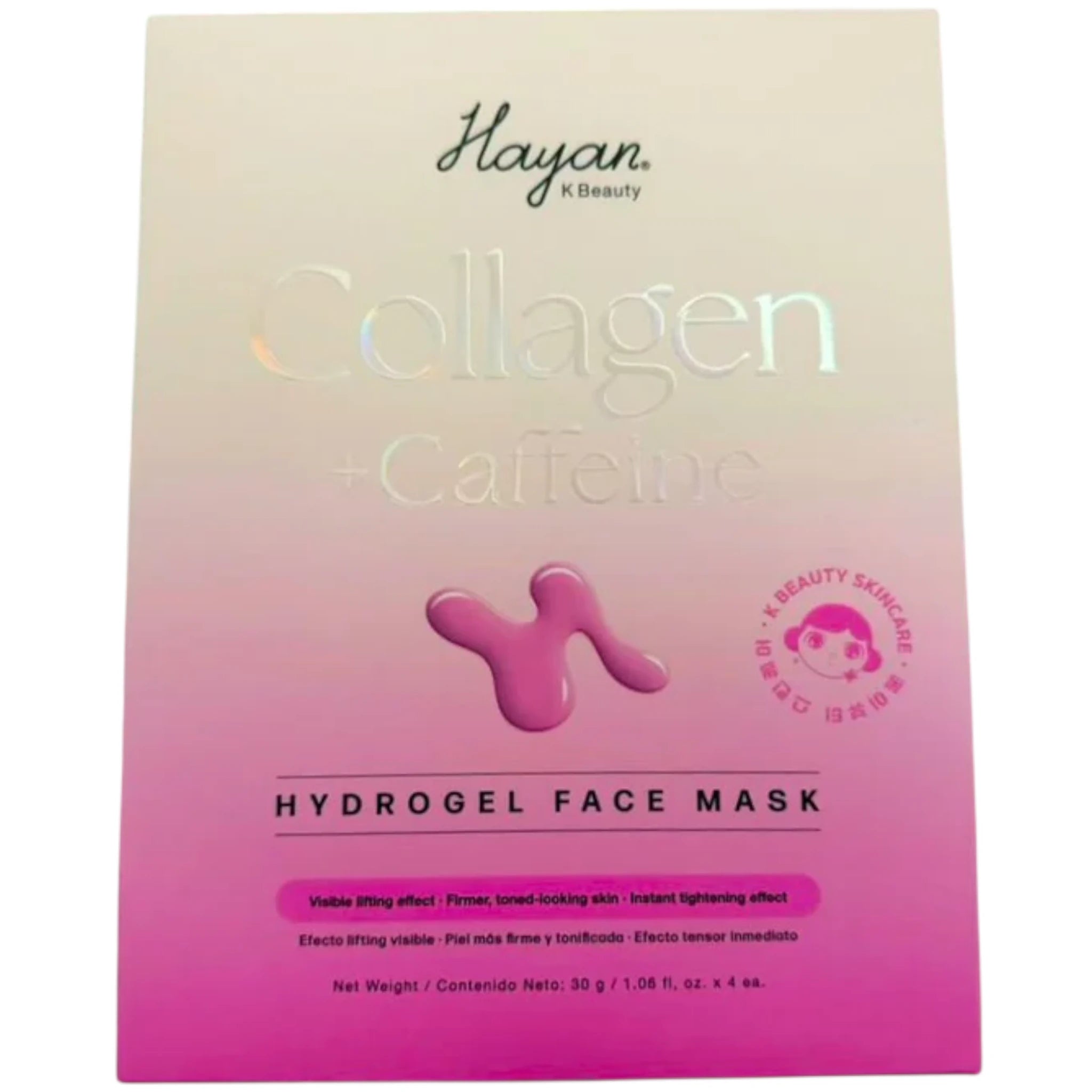 Mascarilla Collagen+Caffeine Hayan Cosmetics | Cosméticos al por Mayor