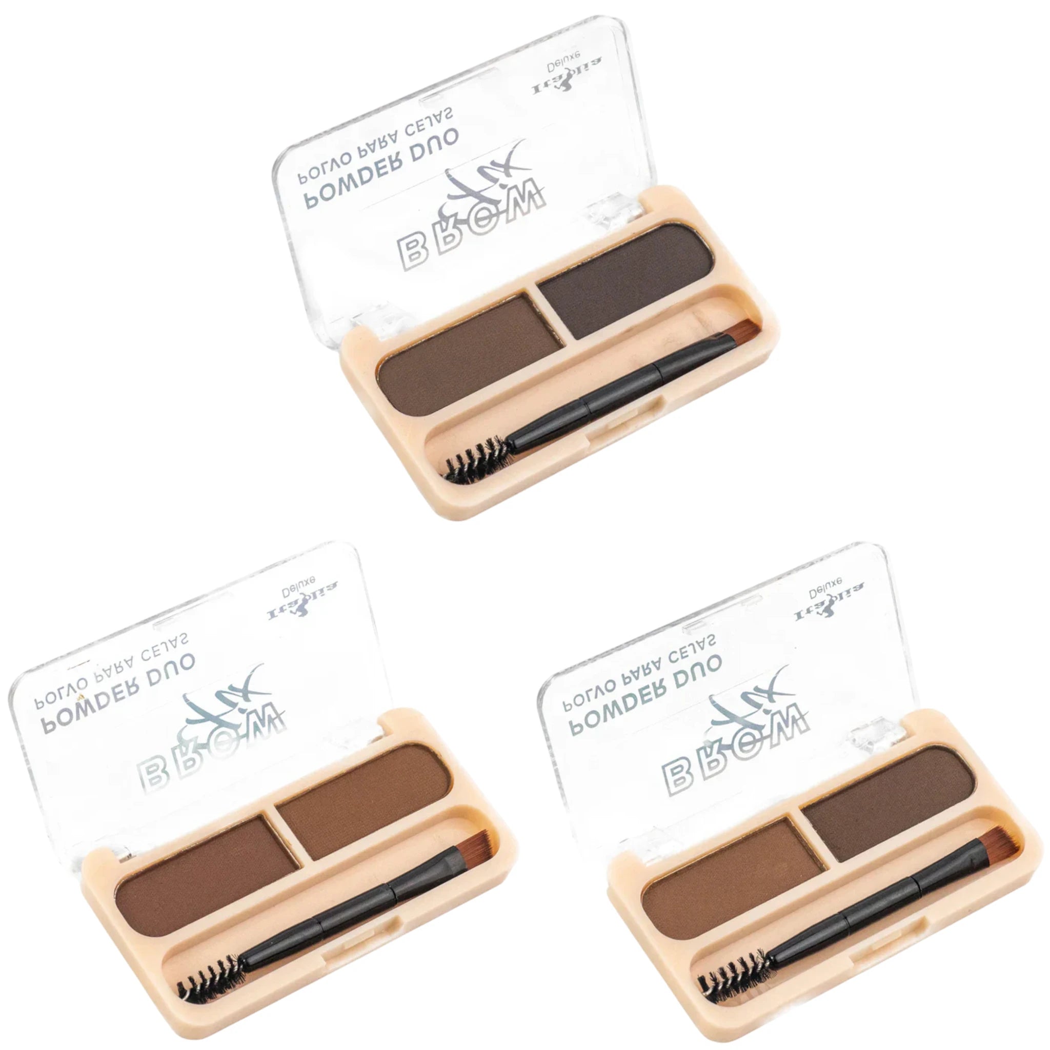 Dúo de Polvos para Cejas Italia Deluxe | Cosméticos al por Mayor