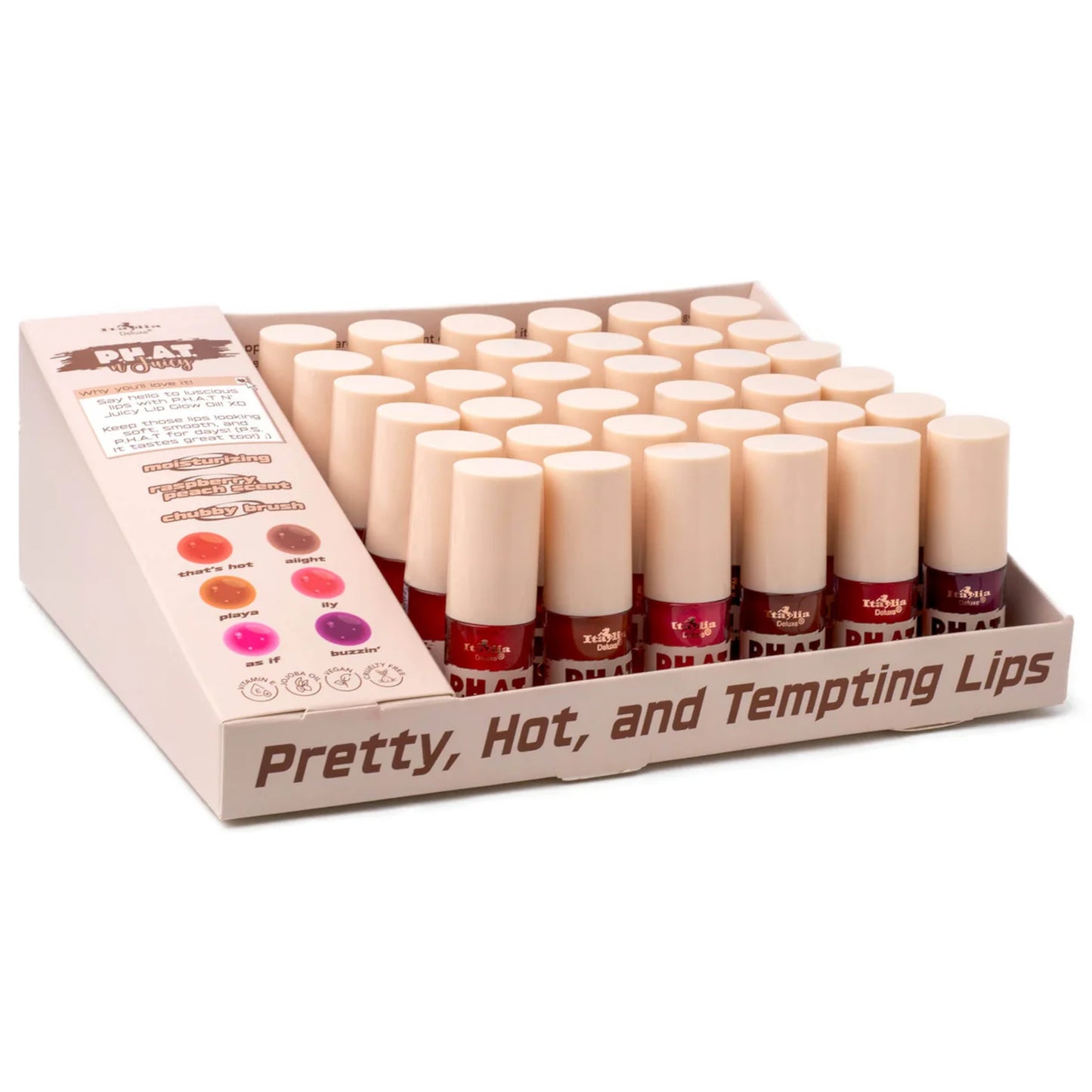 Brillo Labial P.H.A.T. N' Juicy Italia Deluxe | Cosméticos al por Mayor