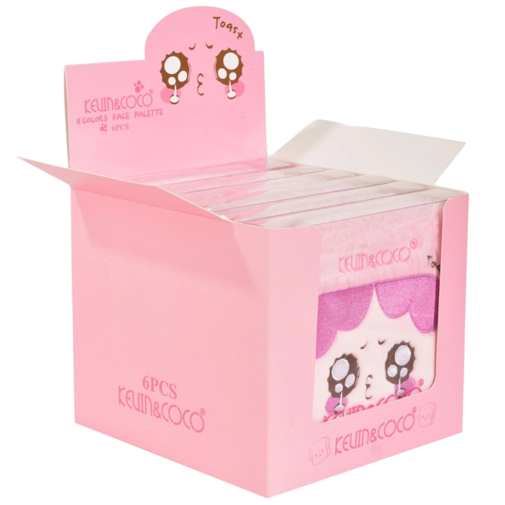 Paleta de 11 Colores Toast Kevin & Coco | Cosméticos al por Mayor