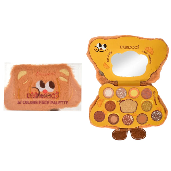 Paleta de 12 Colores Croissant Kevin & Coco | Cosméticos al por Mayor
