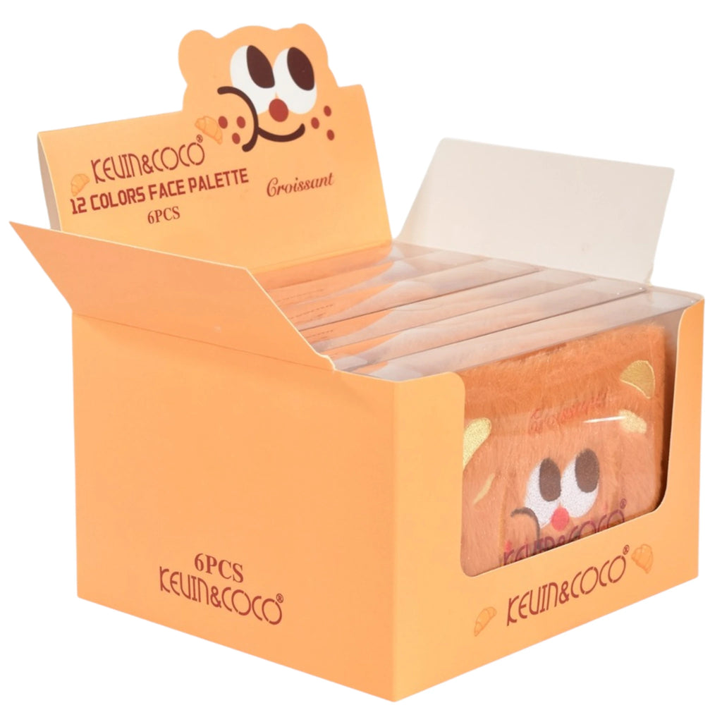 Paleta de 12 Colores Croissant Kevin & Coco | Cosméticos al por Mayor