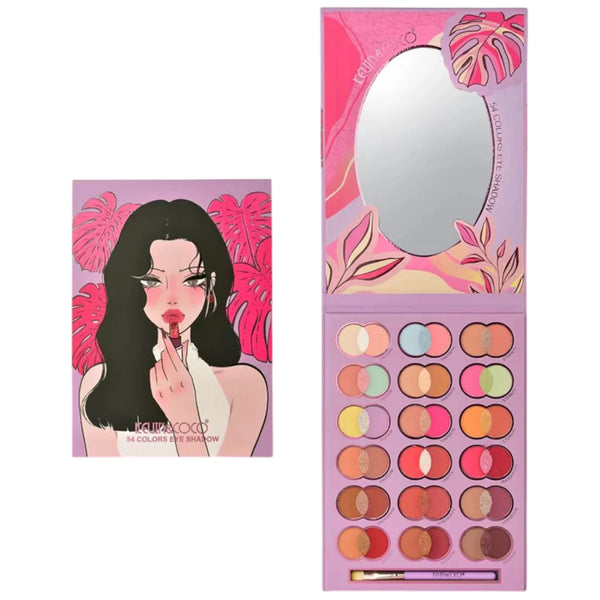 Sombra de Ojos 54 Colores Kevin & Coco | Cosméticos al por Mayor