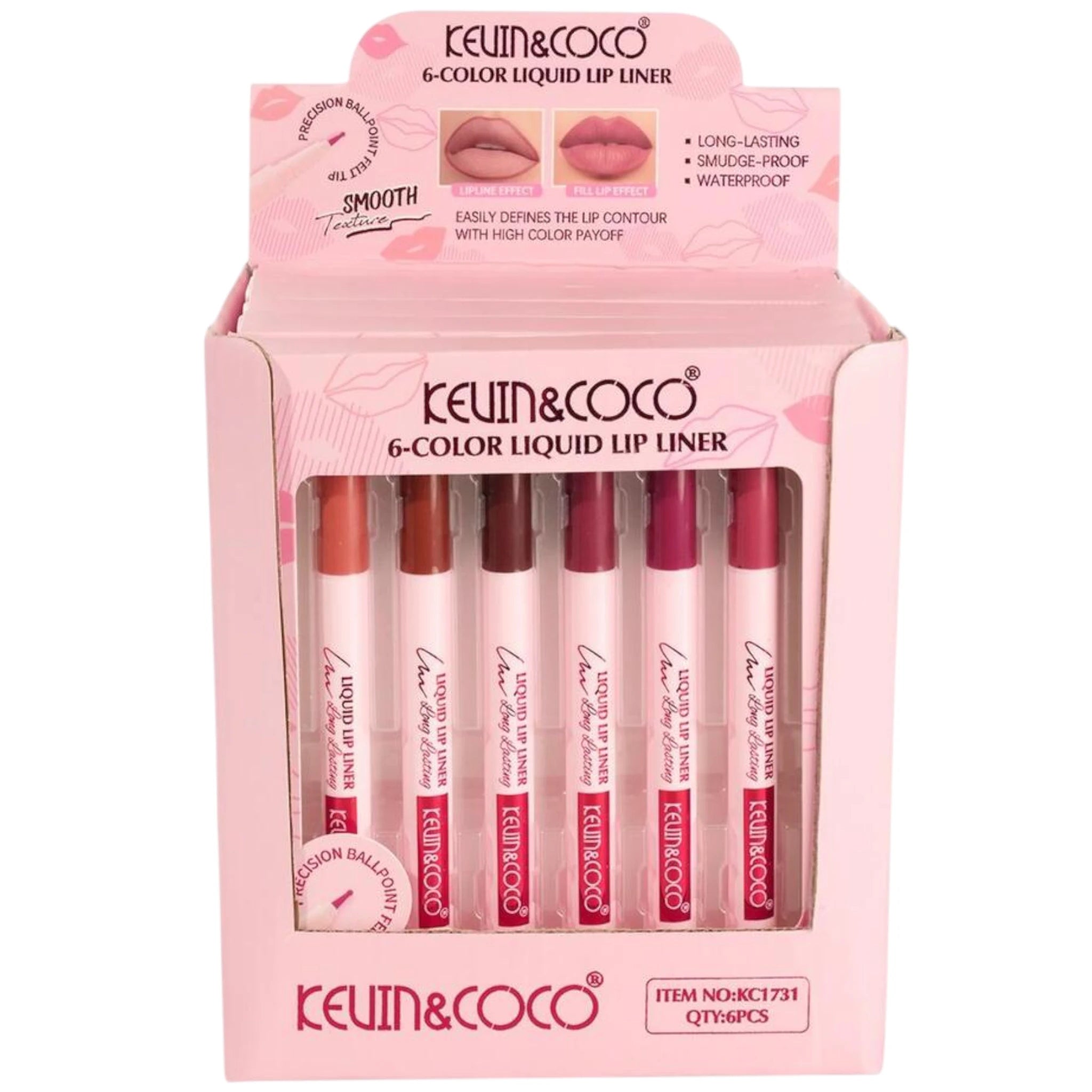 Sets de Delineador de Labios Kevin & Coco | Cosméticos al por Mayor