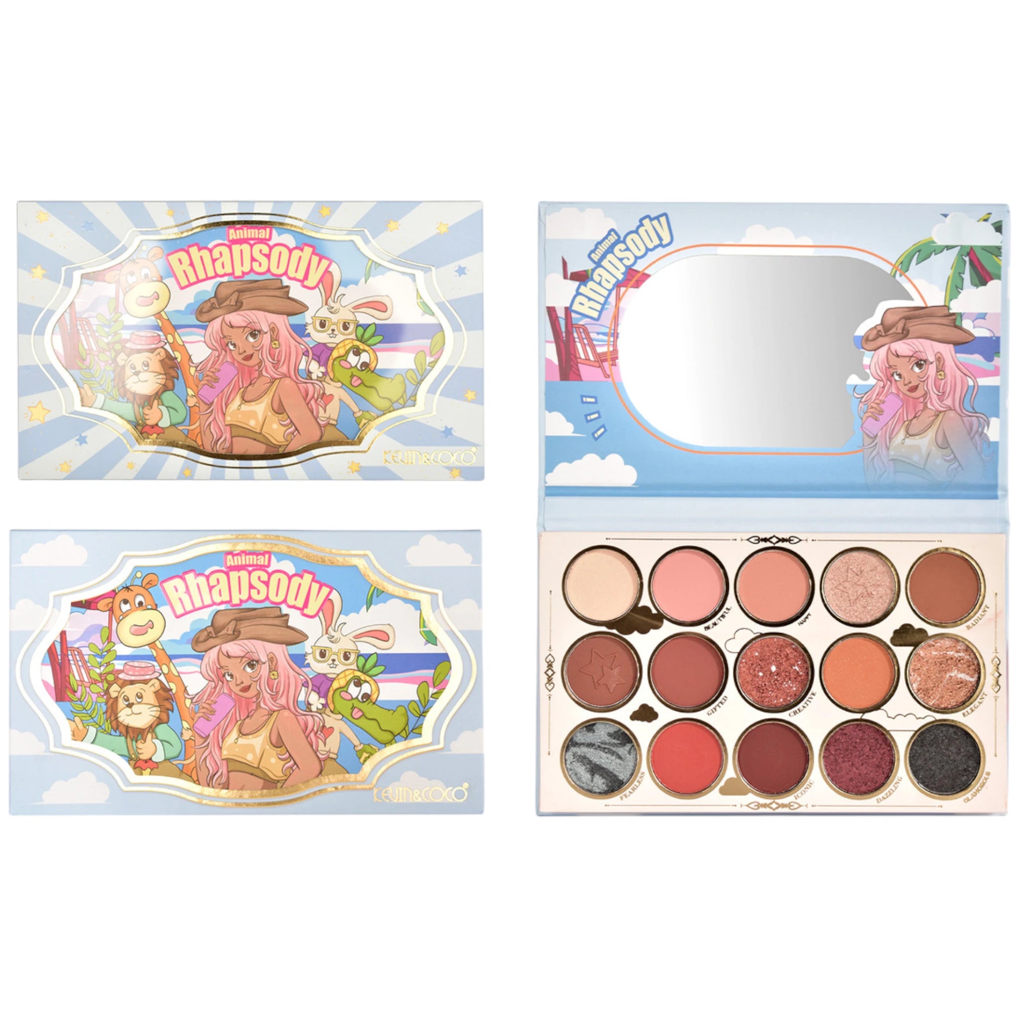 Paleta de Sombras de Ojos Animal Rhapsody | Cosméticos al por Mayor