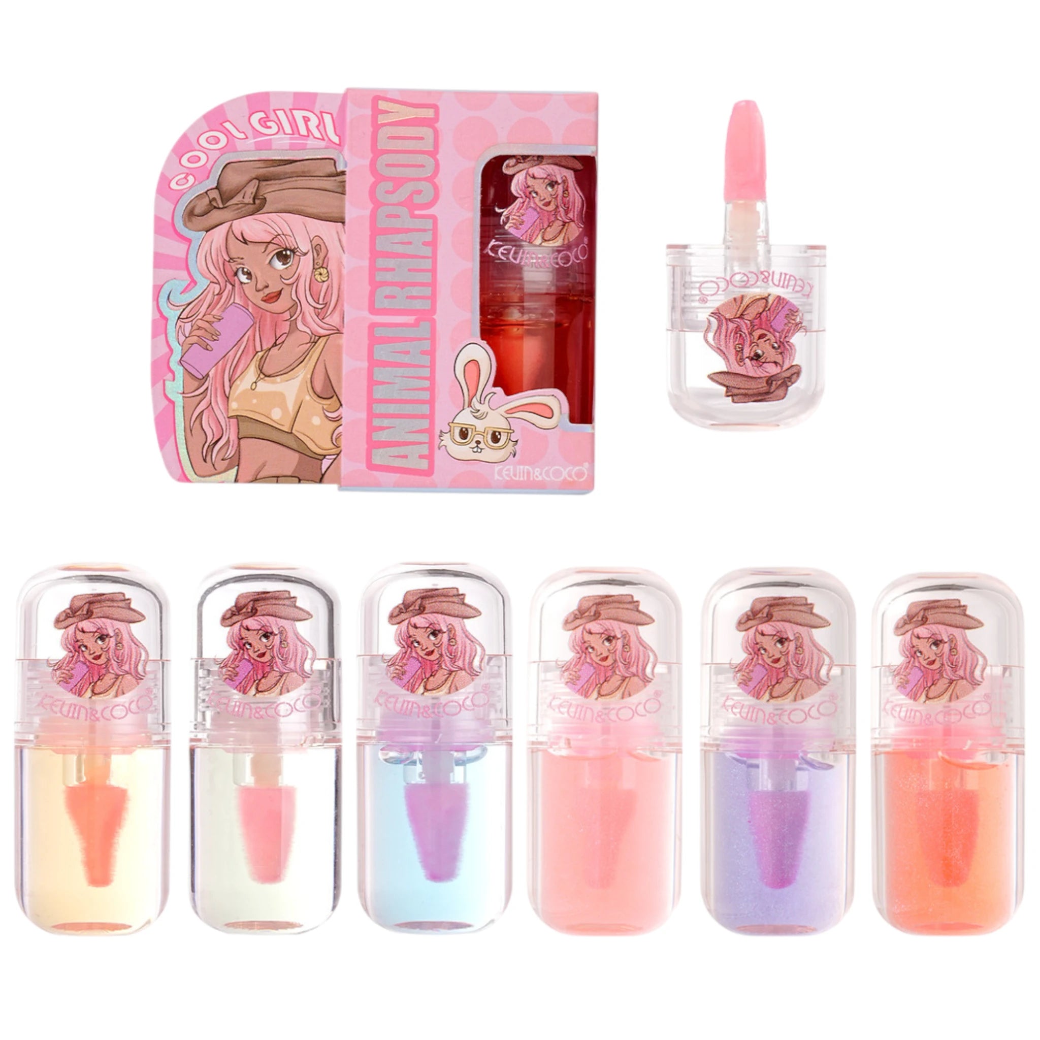 Aceite Labial Animal Rhapsody Kevin & Coco | Cosméticos al por Mayor