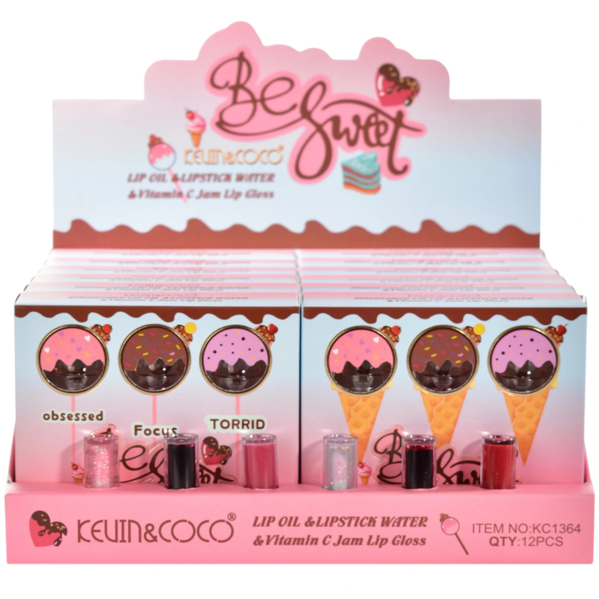 Aceite y Lápiz Labial Líquidos Kevin & Coco | Cosméticos al por Mayor