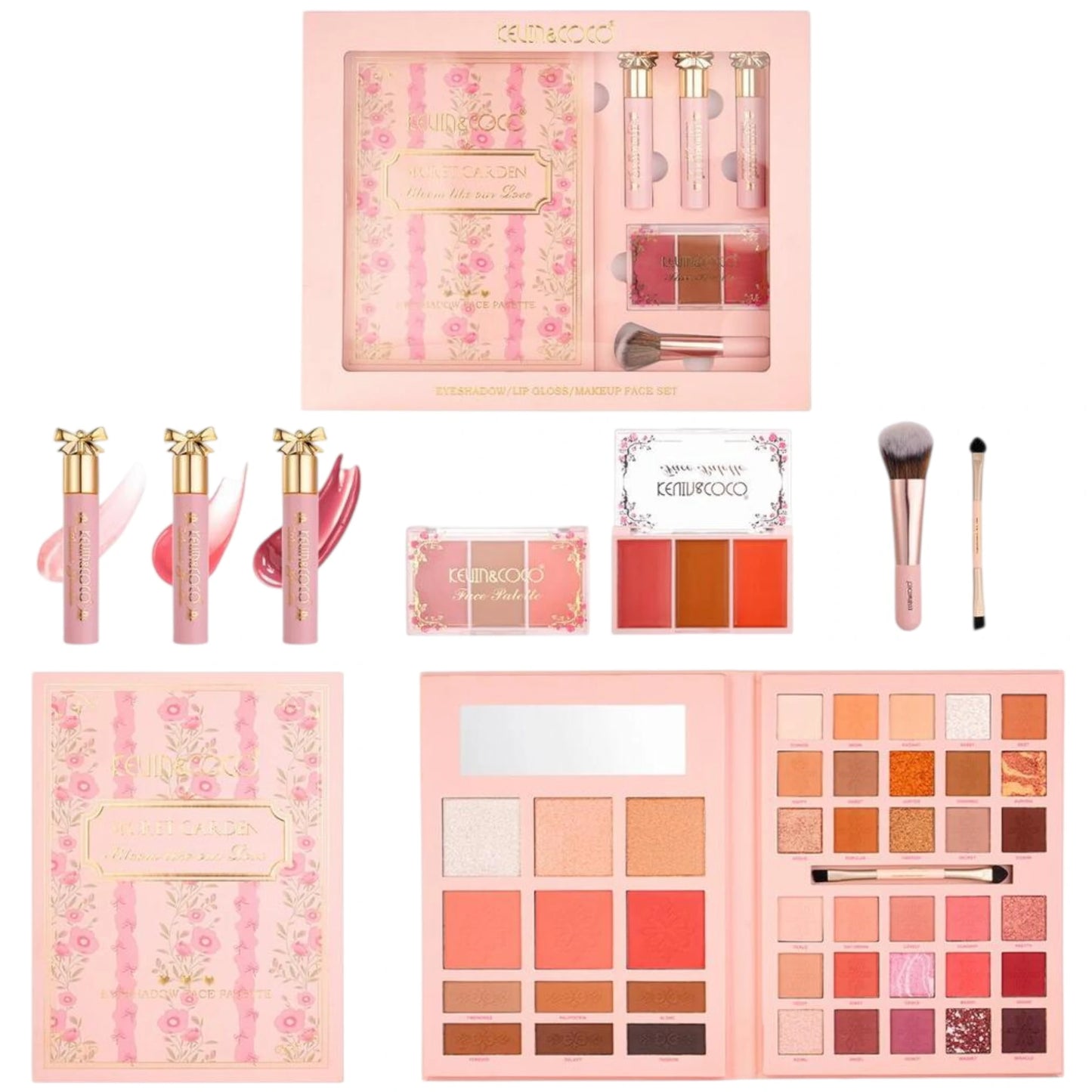 Kits de Maquillaje Bloom Like Our Love Kevin & Coco | Cosméticos al por Mayor