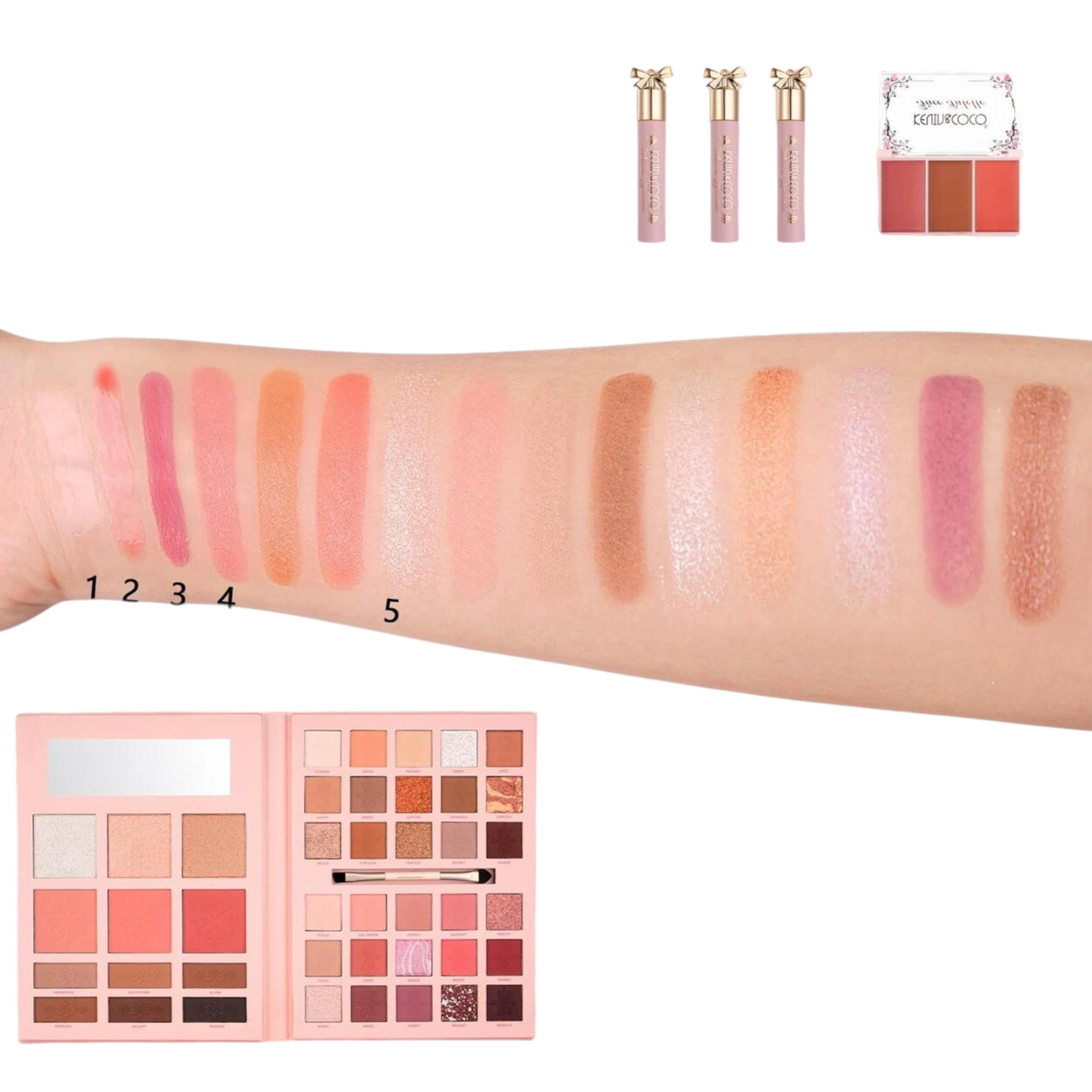 Kits de Maquillaje Bloom Like Our Love Kevin & Coco | Cosméticos al por Mayor