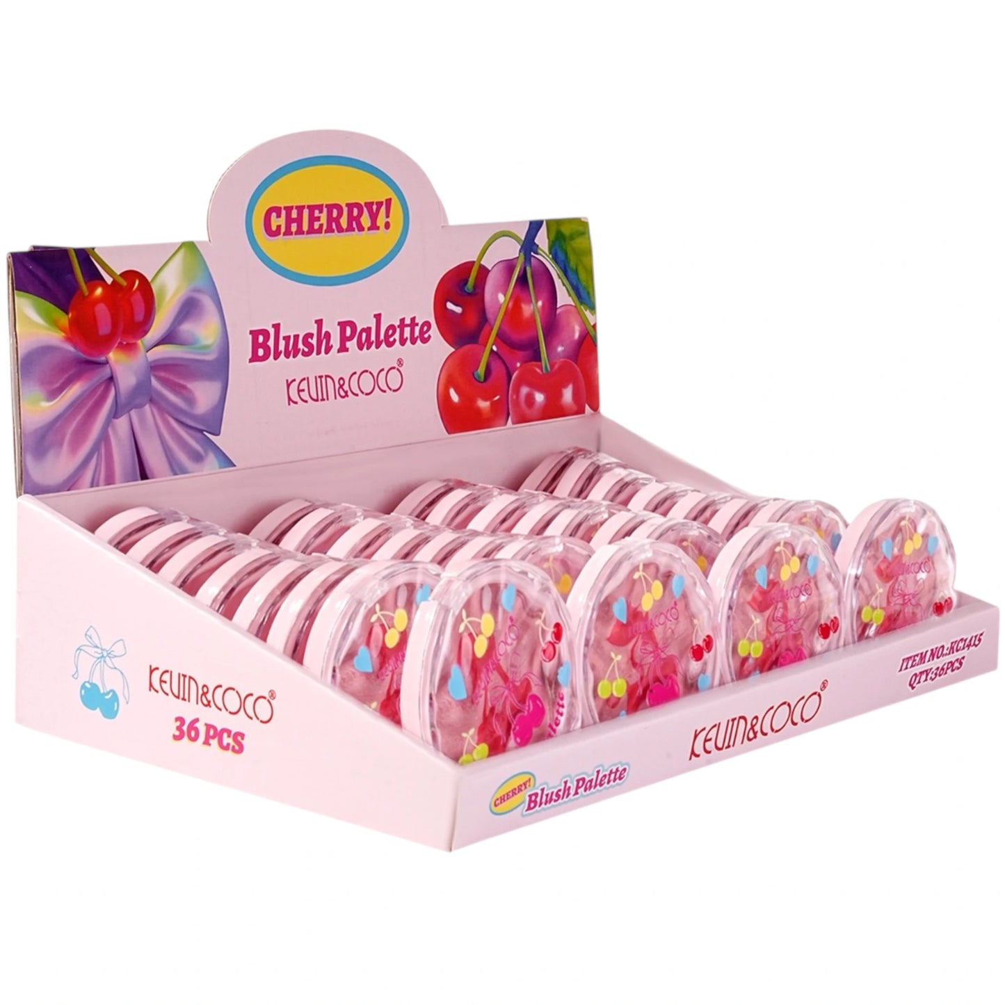 Paleta de Rubor Cereza - Kevin & Coco | Cosméticos al por Mayor