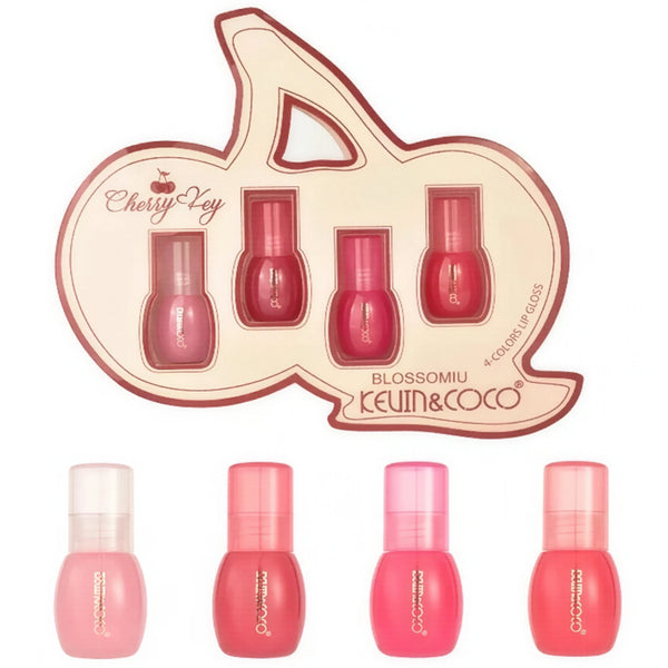 Brillo Labial Cherry Key - Kevin & Coco | Cosméticos al por Mayor