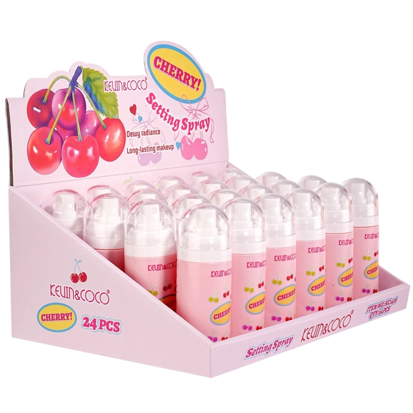 Spray Fijador de Cereza - Kevin & Coco | Cosméticos al por Mayor