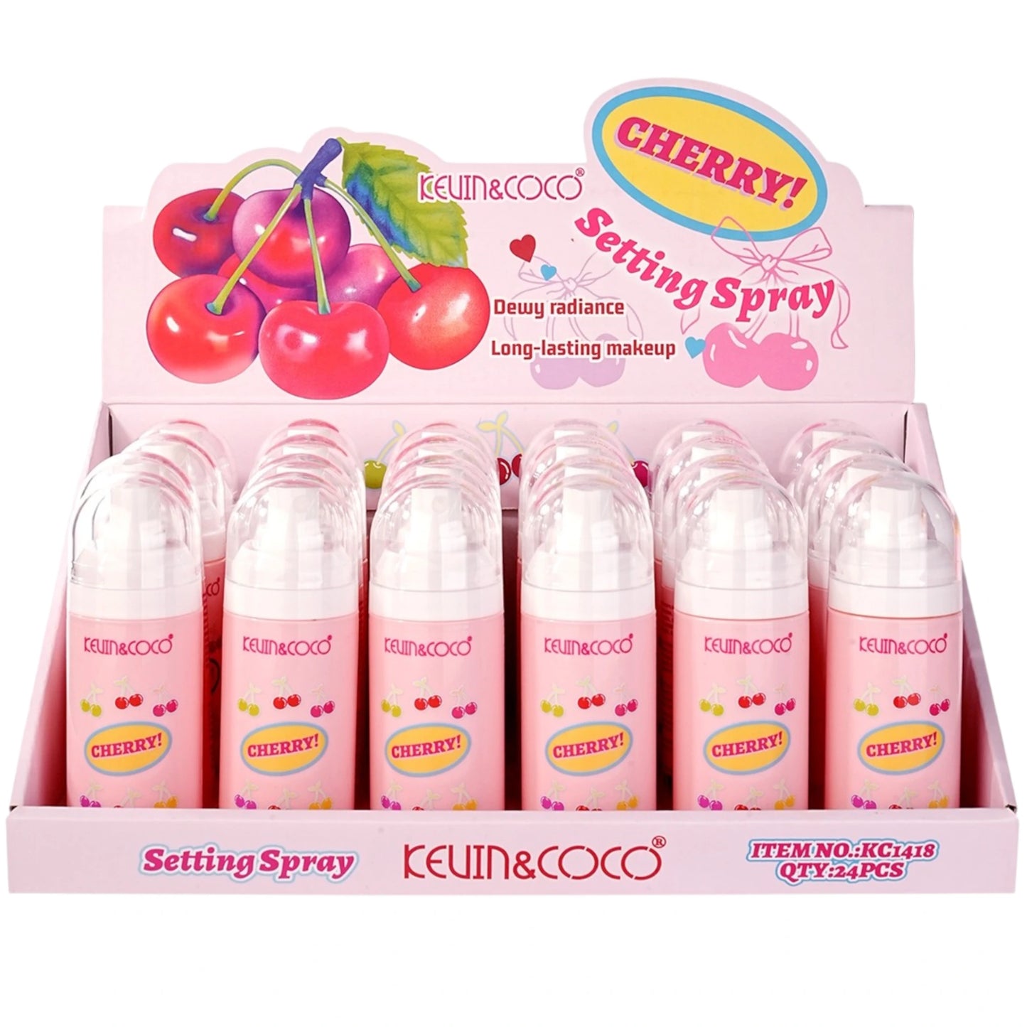 Spray Fijador de Cereza - Kevin & Coco | Cosméticos al por Mayor