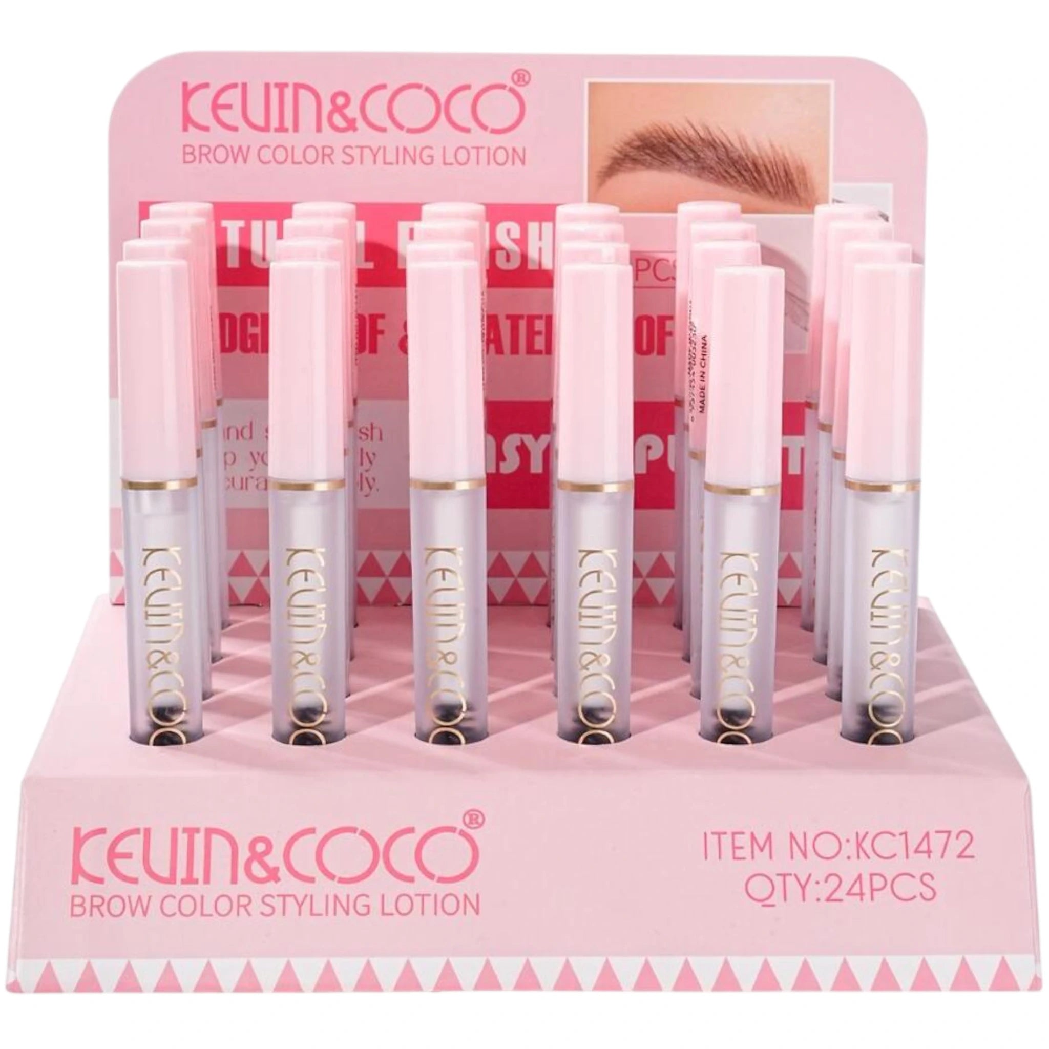 Gel Transparente para Cejas Kevin & Coco | Cosméticos al por Mayor