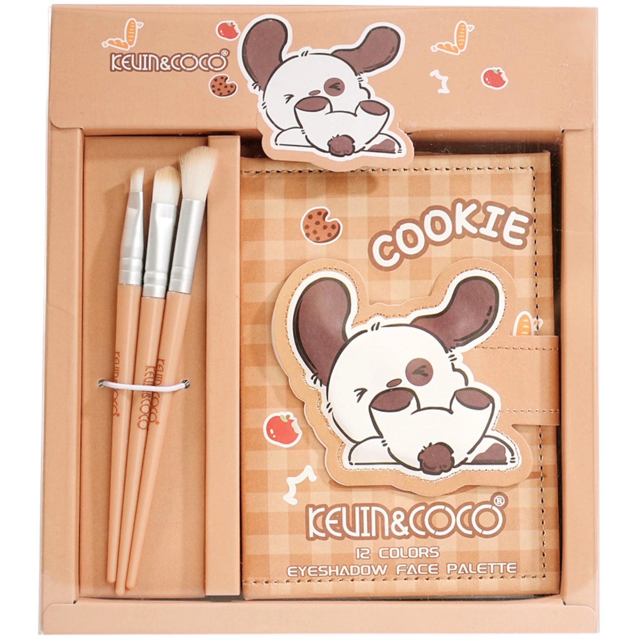 Paleta de Sombras Cookie Kevin & Coco | Cosméticos al por Mayor