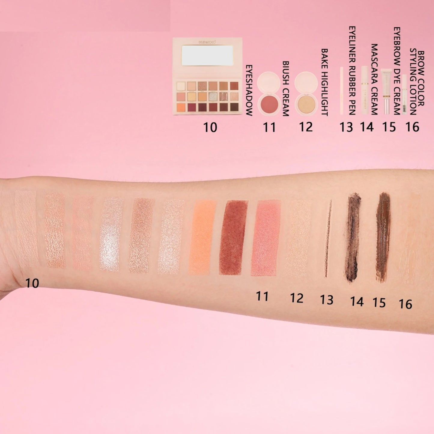 Set de Cosméticos Caja Rosa Kevin & Coco | Cosméticos al por Mayor