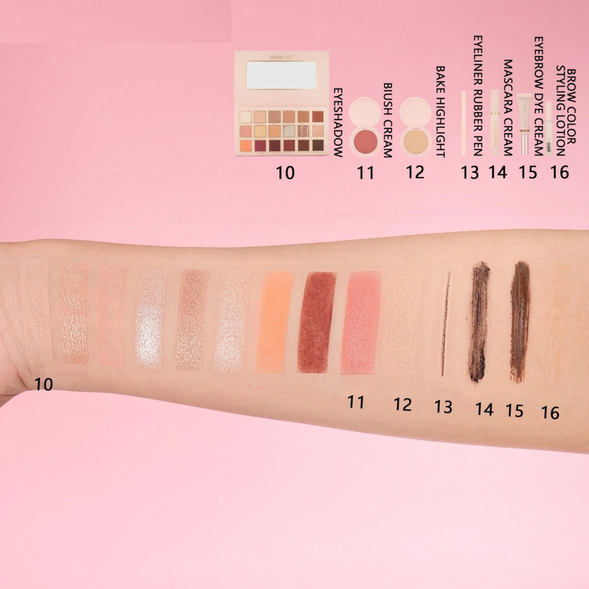 Set de Cosméticos Caja Rosa Kevin & Coco | Cosméticos al por Mayor