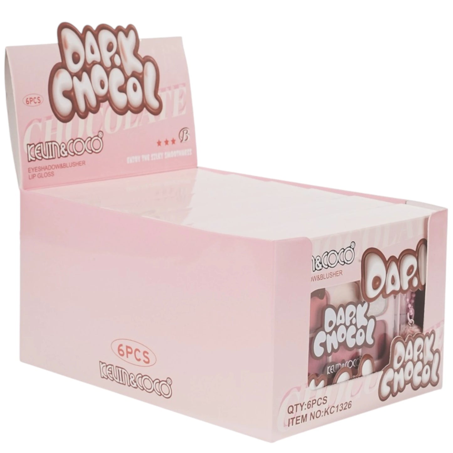 Paleta y Brillo de Labios Kevin & Coco | Cosméticos al por Mayor