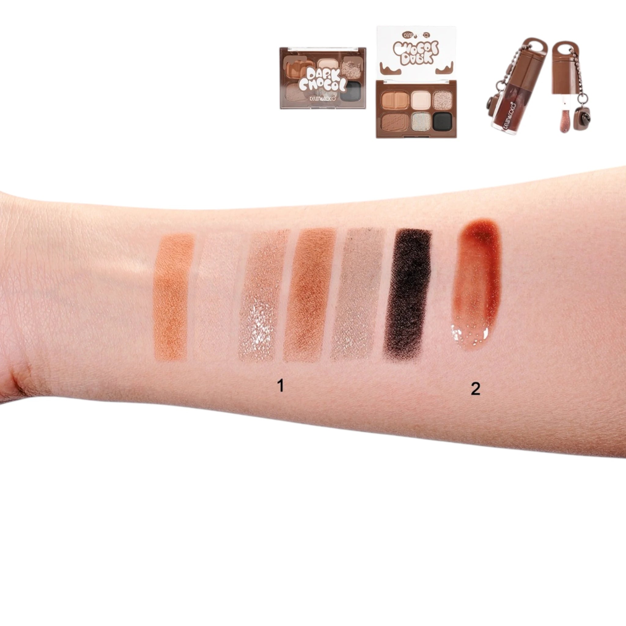 Paleta y Brillo de Labios Kevin & Coco | Cosméticos al por Mayor