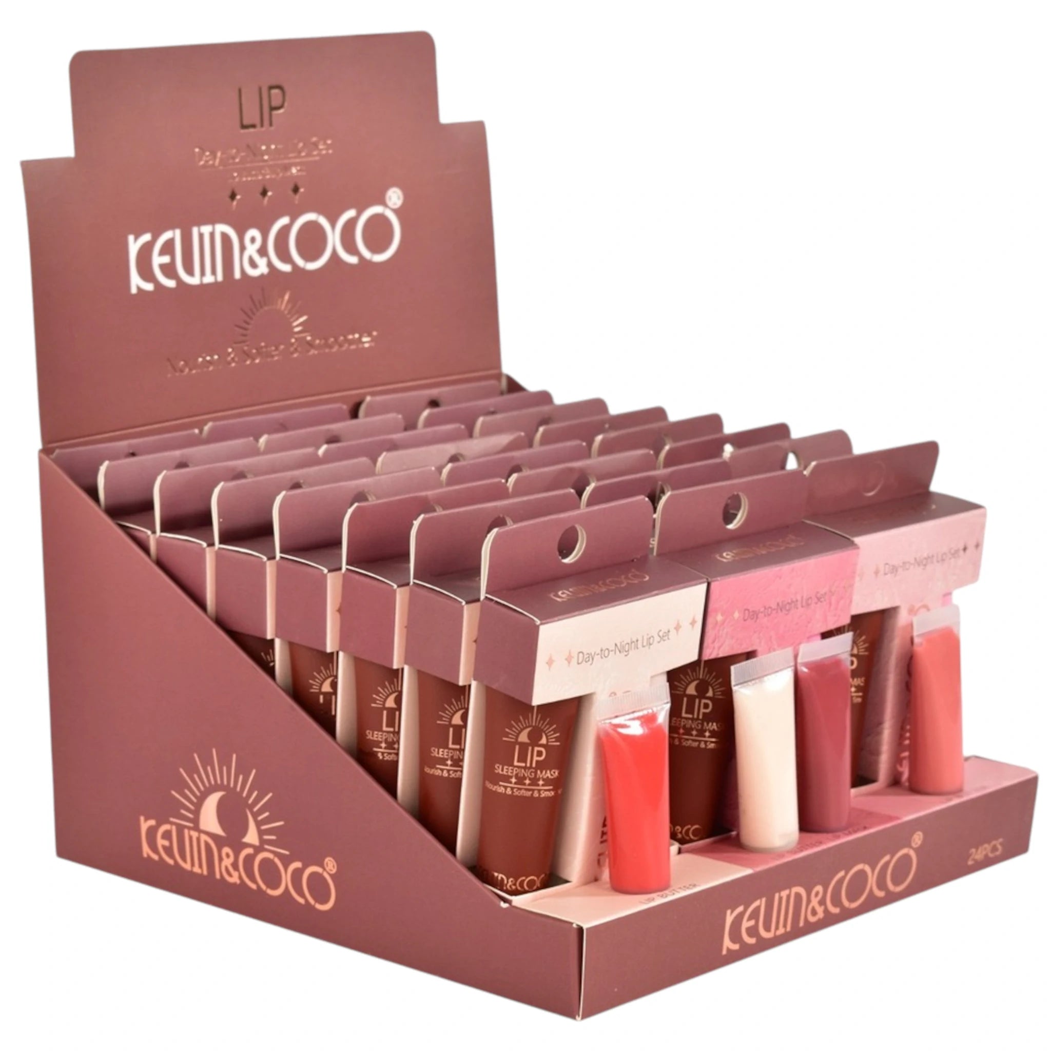 Set de Labiales Day-To-Night Kevin & Coco | Cosméticos al por Mayor