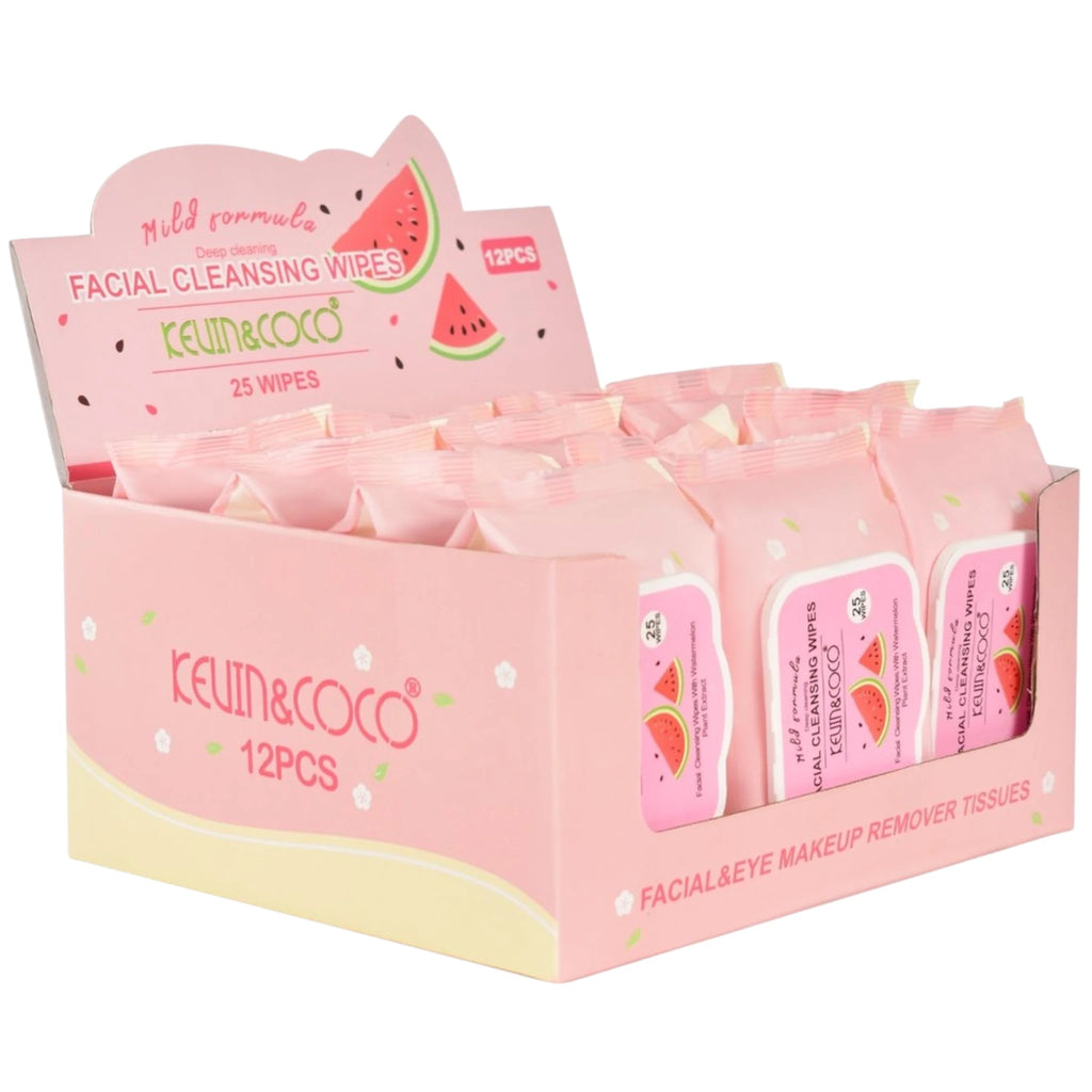 Toallitas Desmaquillantes Sandía Kevin & Coco | Cosméticos al por Mayor