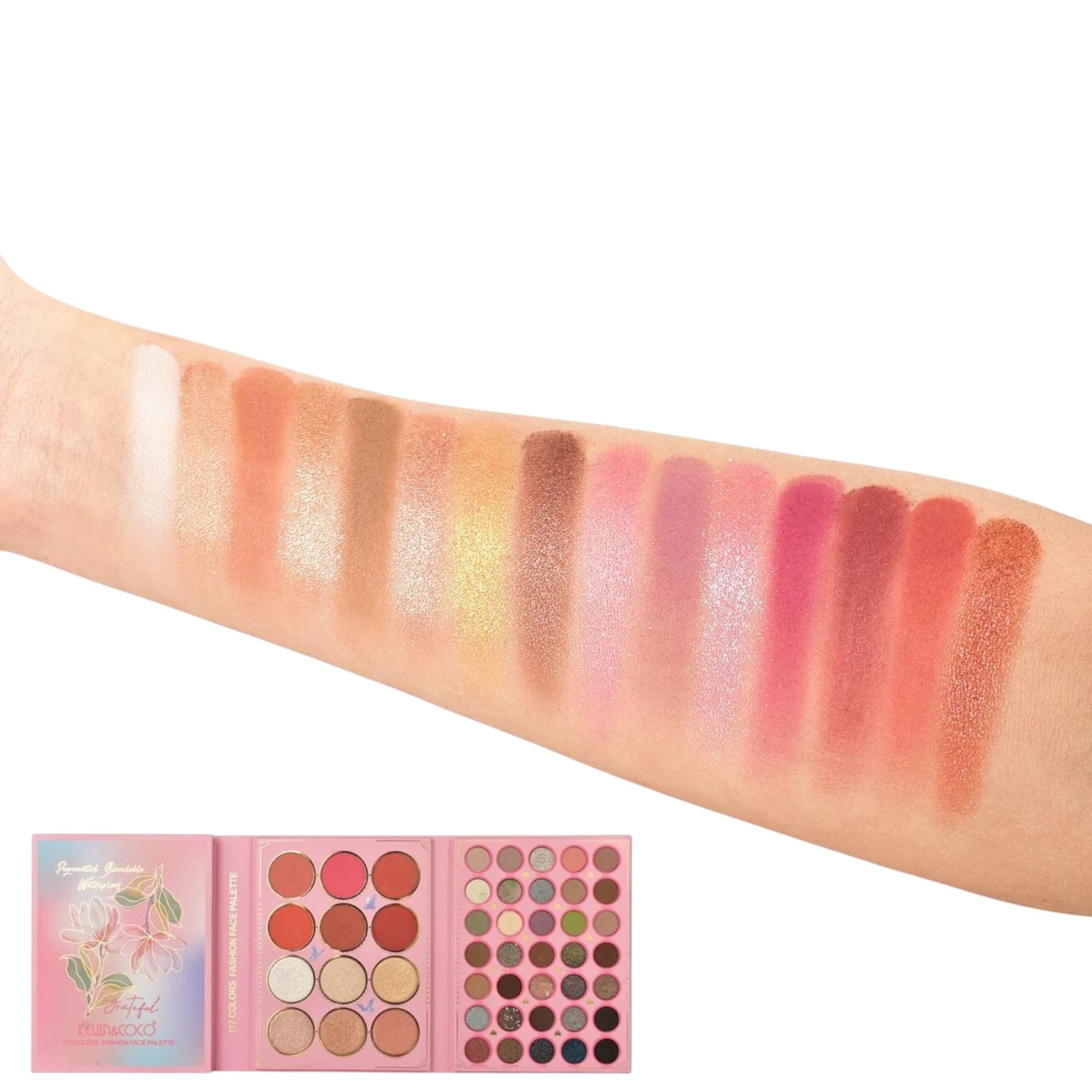 Paleta de Sombras Fashion Face Kevin & Coco | Cosméticos al por Mayor