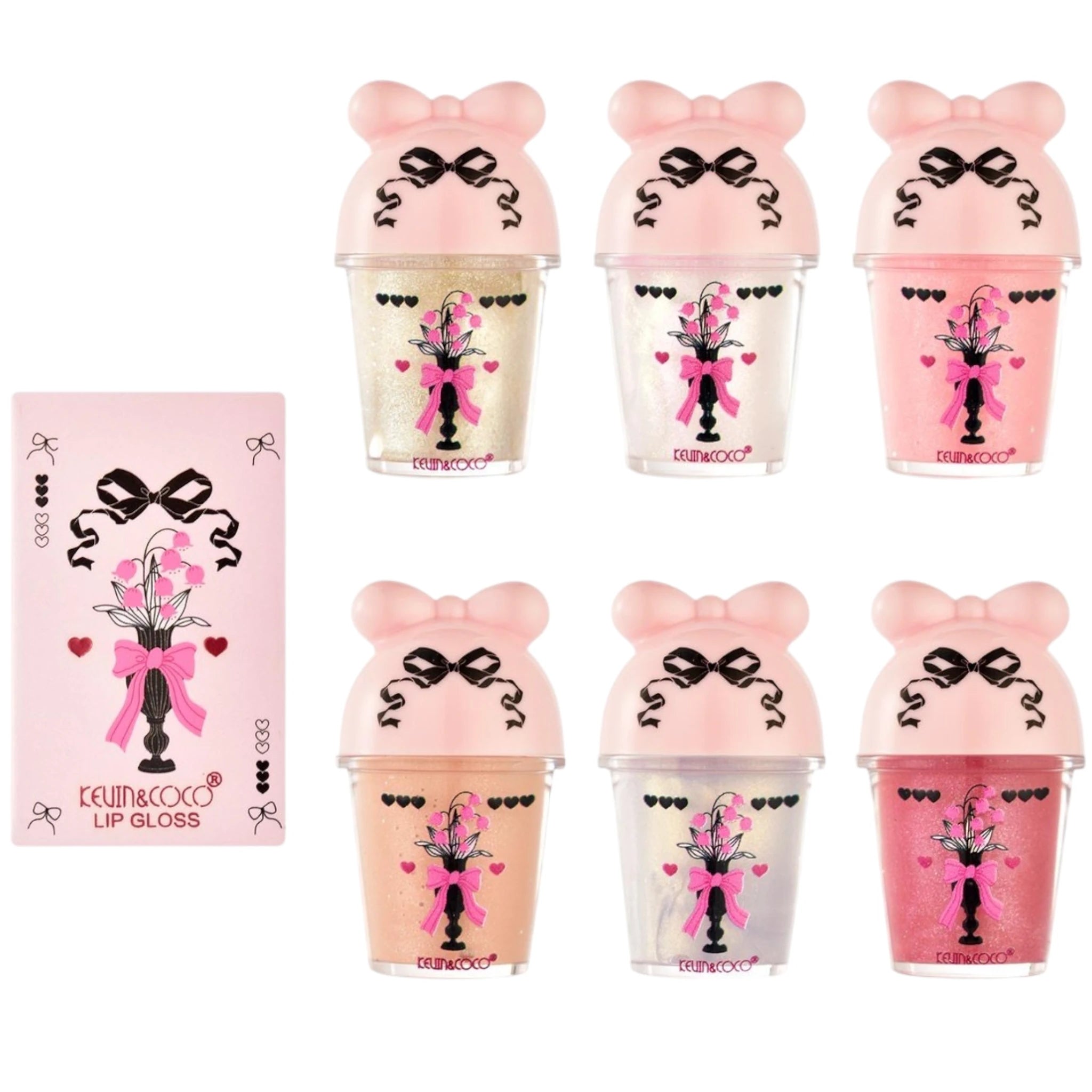 Brillo Labial Flower Vase Kevin & Coco | Cosméticos al por Mayor