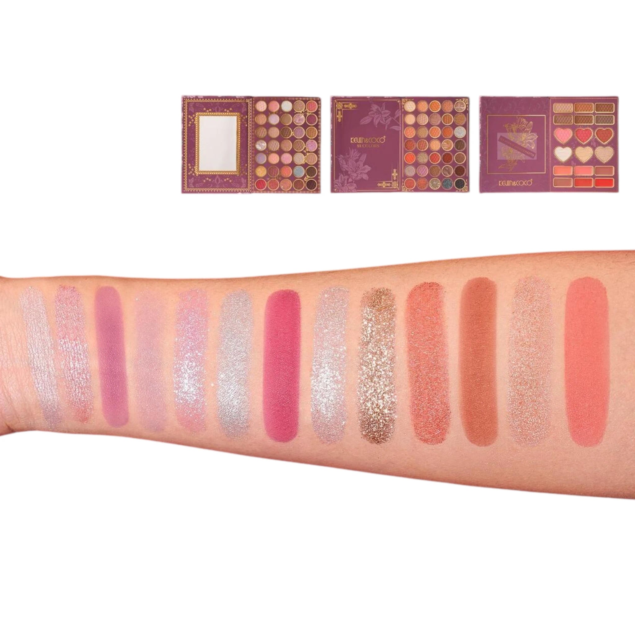 Paleta de Sombras de Ojos y Rostro Kevin & Coco | Cosméticos al por Mayor