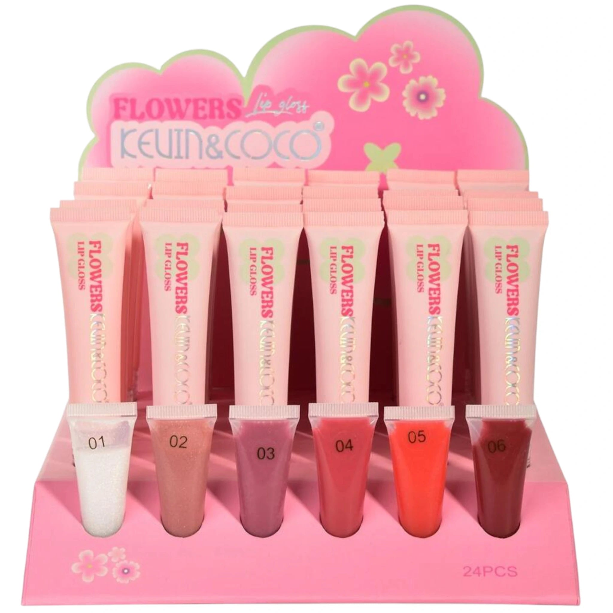 Brillo Labial Flowers Kevin & Coco | Cosméticos al por Mayor