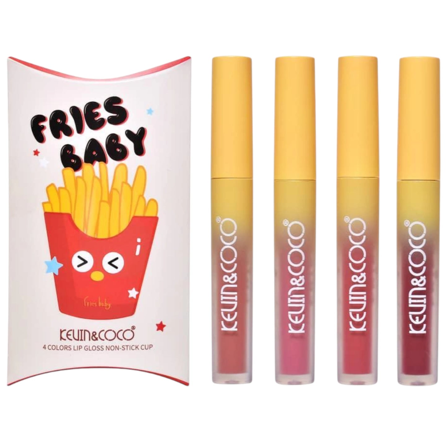 Brillo Labial Fries Baby - Kevin & Coco | Cosméticos al por Mayor