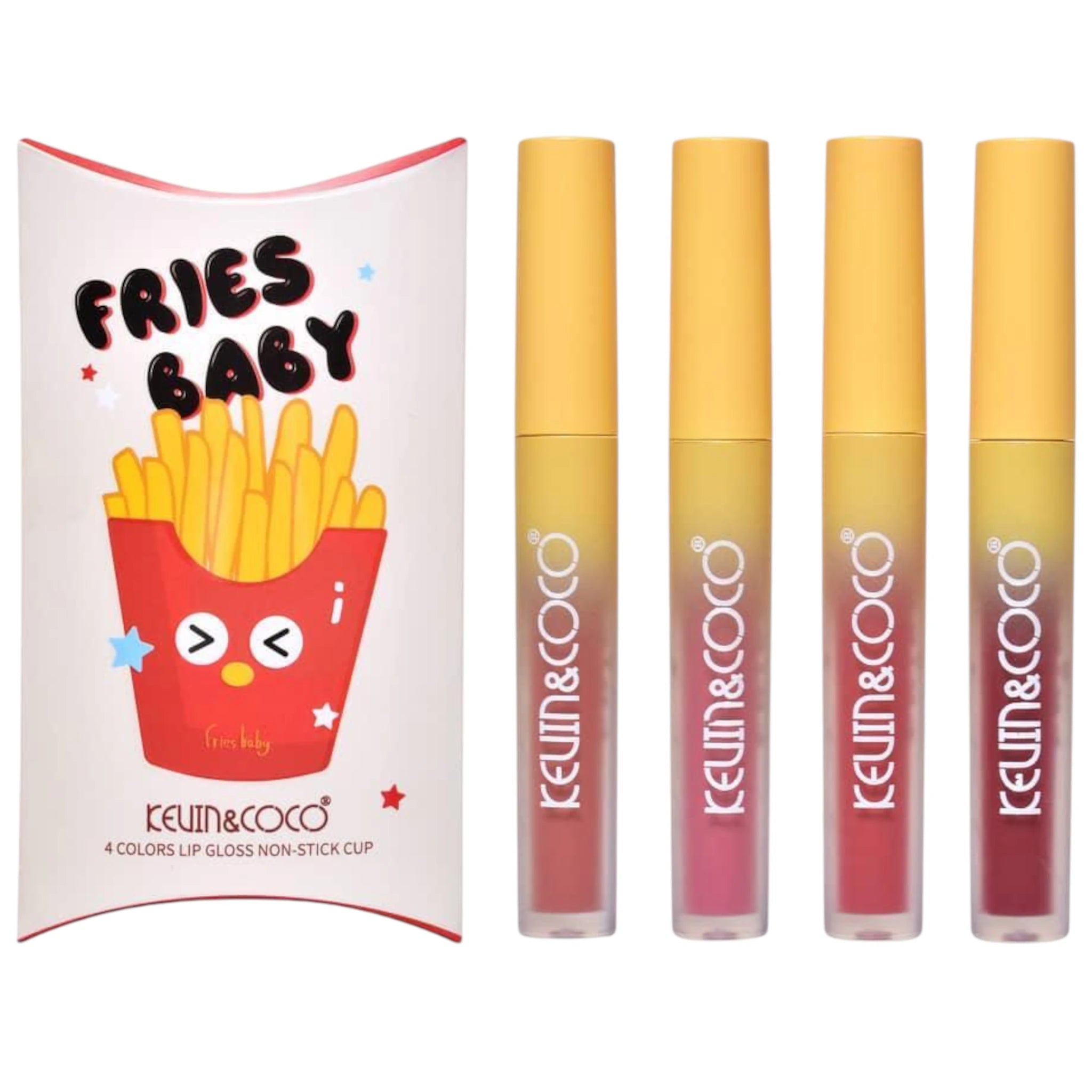 Brillo Labial Fries Baby - Kevin & Coco | Cosméticos al por Mayor