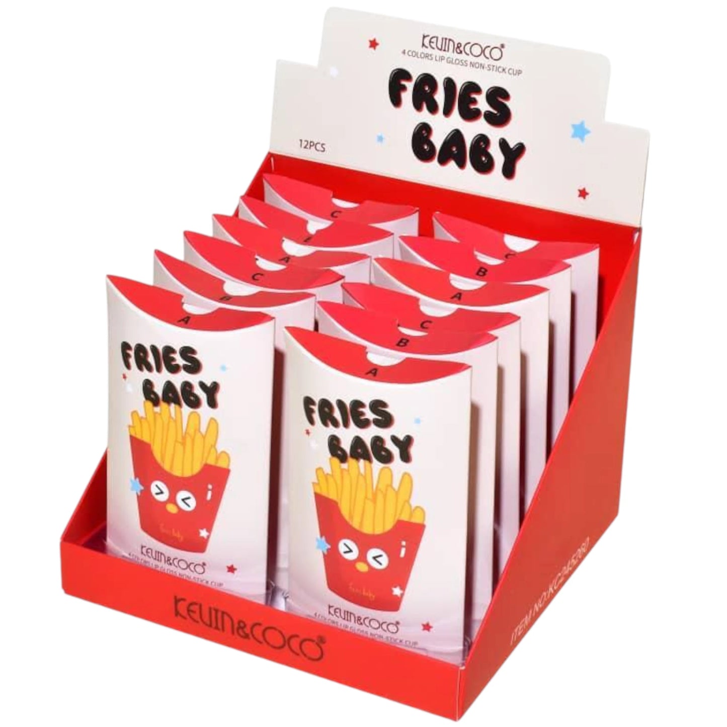 Brillo Labial Fries Baby - Kevin & Coco | Cosméticos al por Mayor